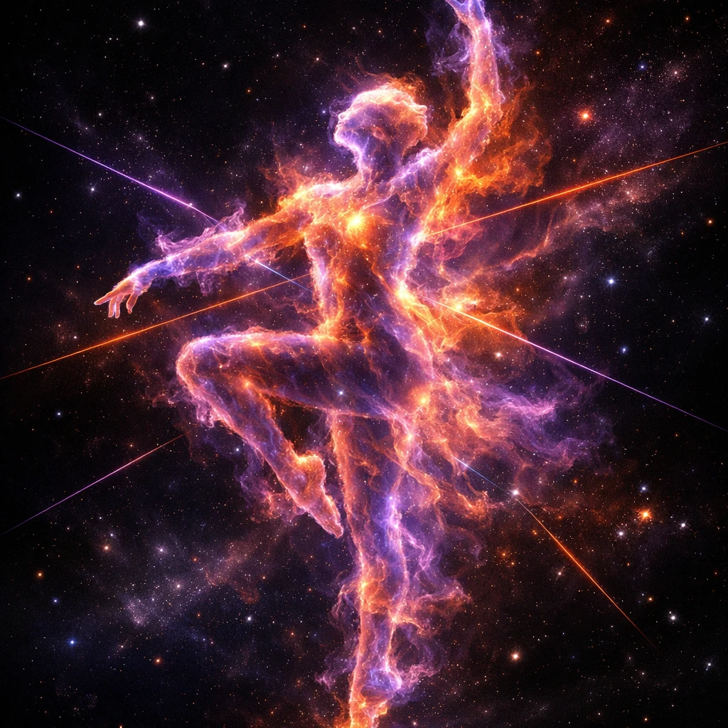 Абстрактная скульптура из дыма и света — GPT Image 1.5 промт