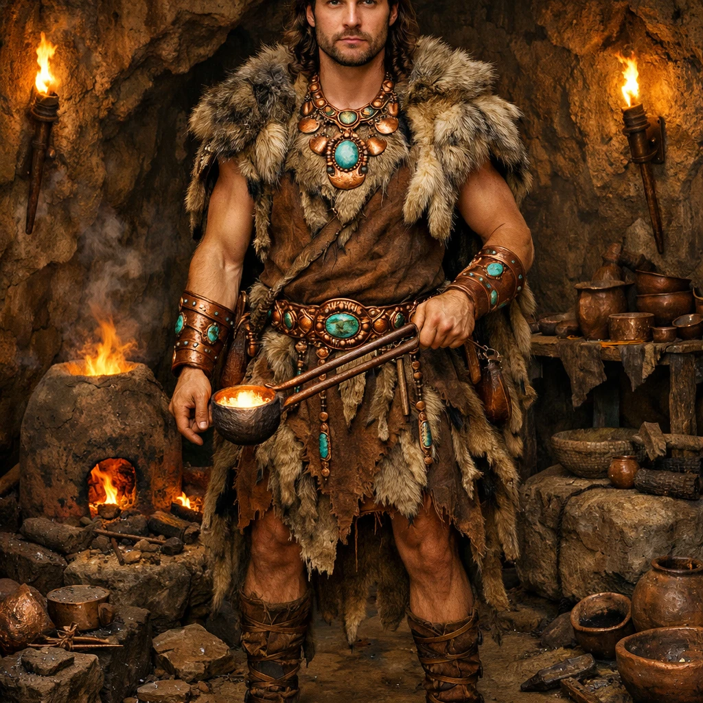 Алхимик Медного века — GPT Image 1.5 промт