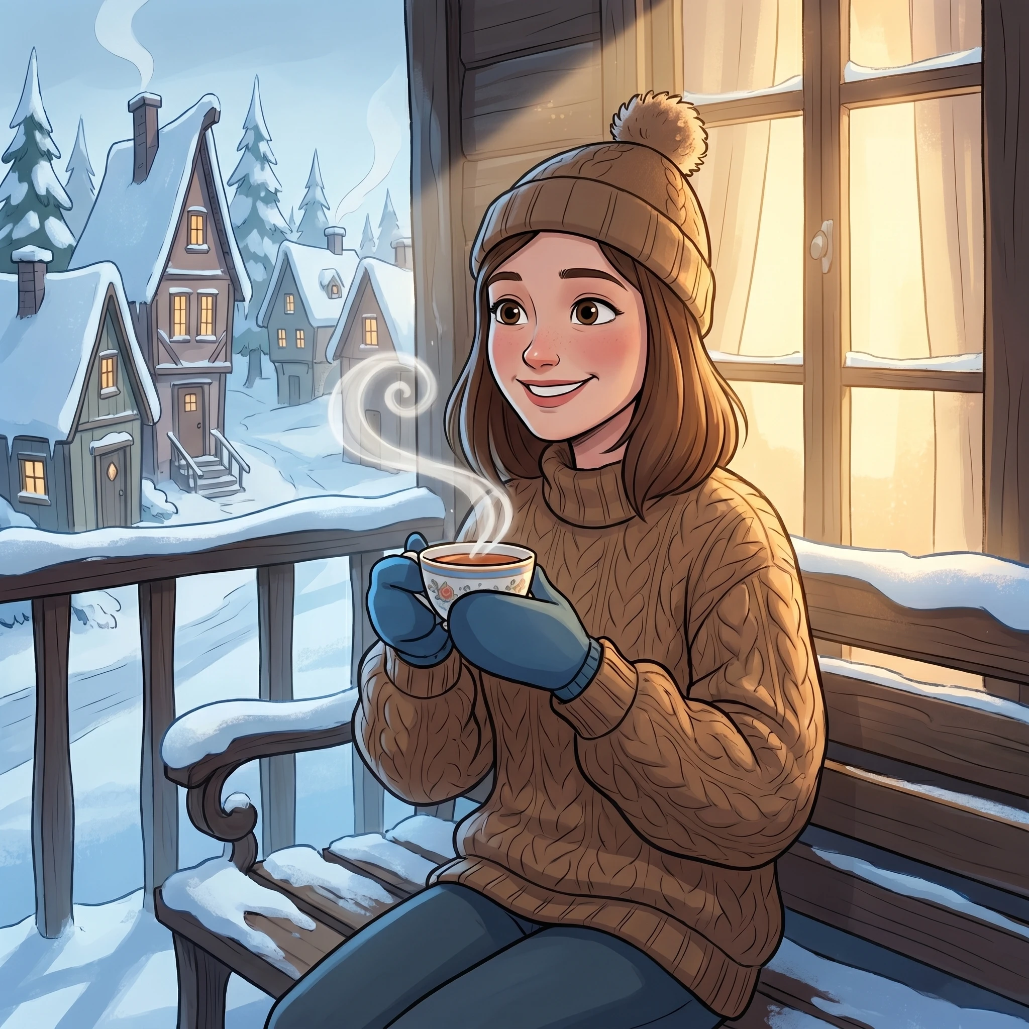 Альпийская Сказка: Стиль Клауса — Nano Banana Pro промт