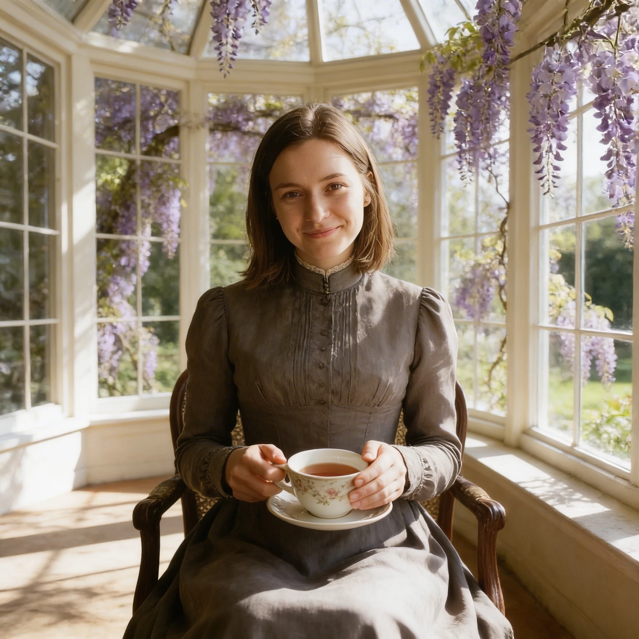 Английское чаепитие 19-го века — Seedream 4.5 промт