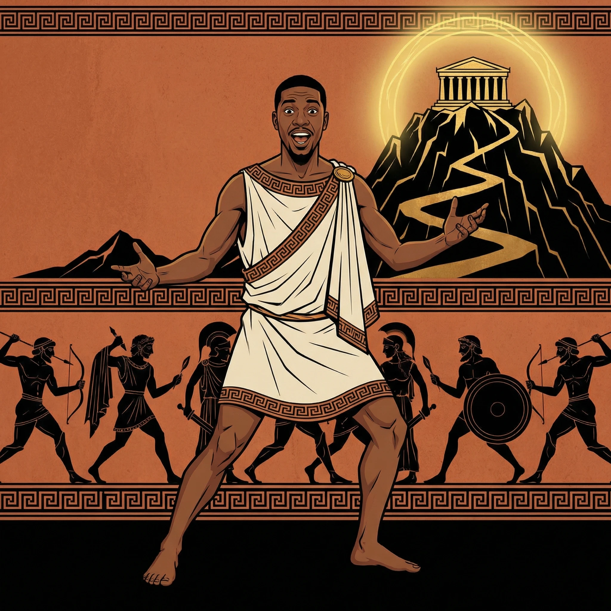 Анимация в стиле мультфильма «Геркулес» — Nano Banana Pro промт