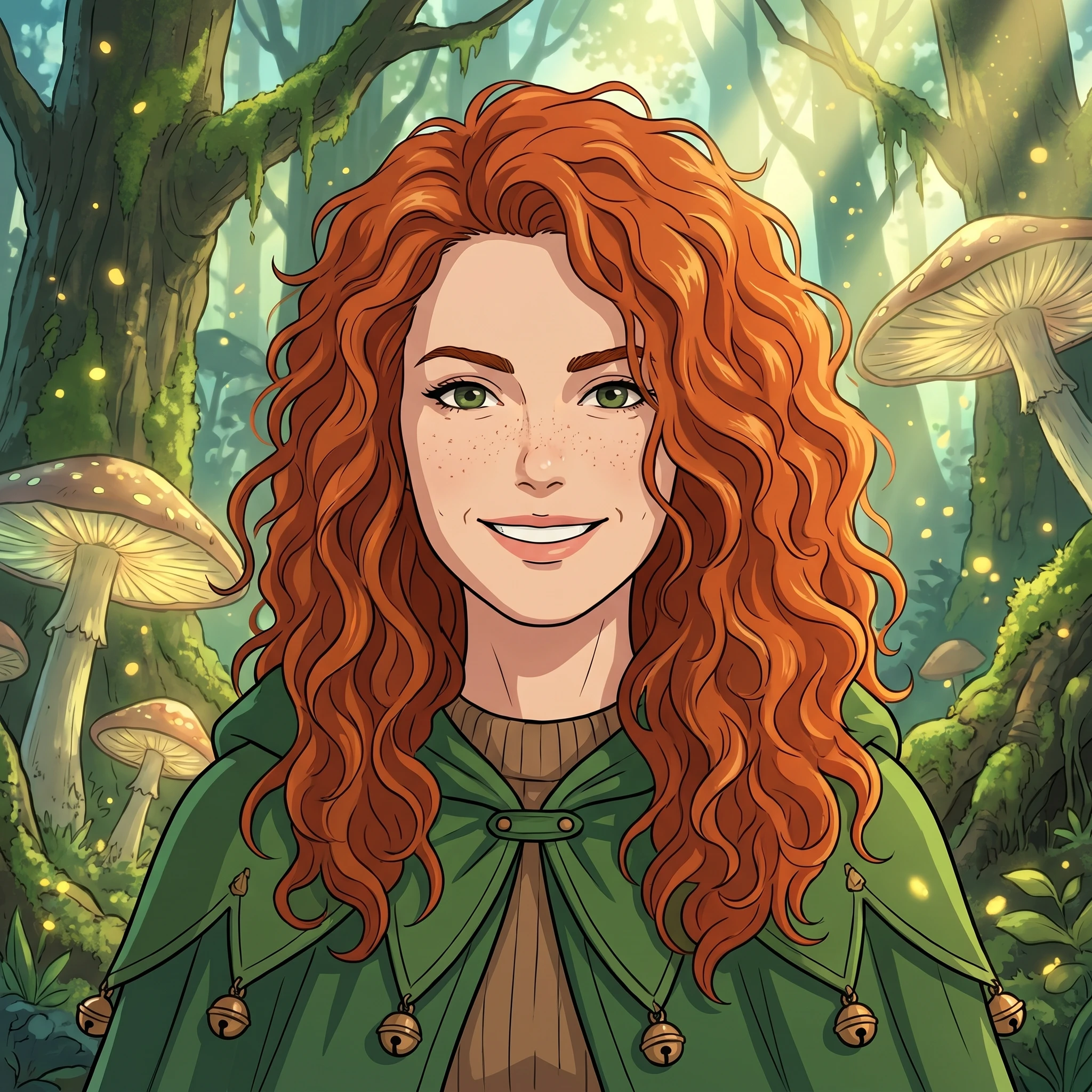 Аниме: Хранительница Лисьего Леса — Nano Banana Pro промт