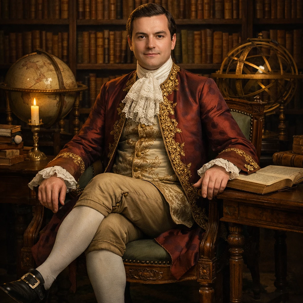 Аристократ Эпохи Просвещения — GPT Image 1.5 промт