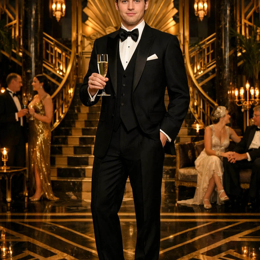 Аристократ эпохи Великого Гэтсби — GPT Image 1.5 промт
