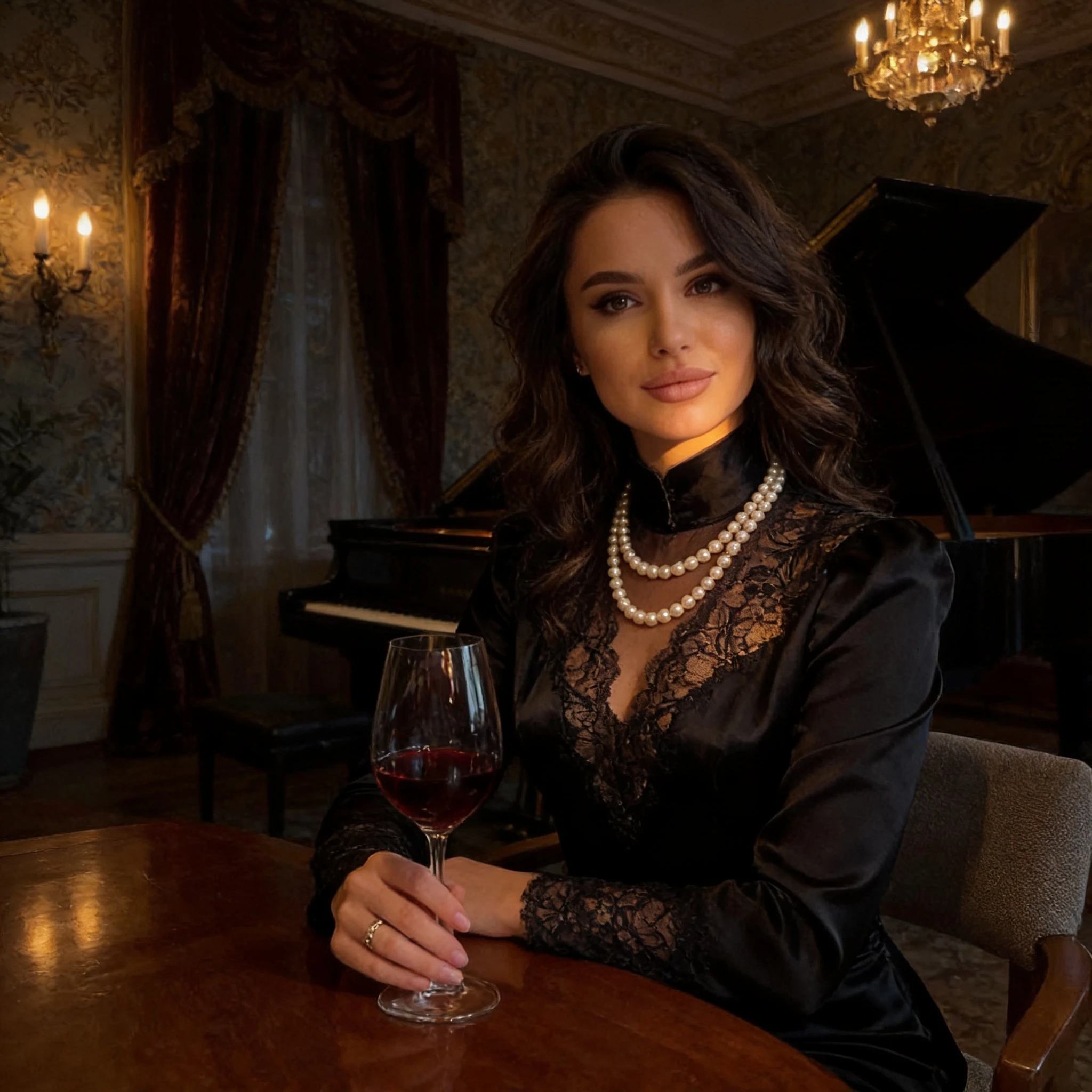 Аристократка Серебряного века — Seedream 4.5 промт