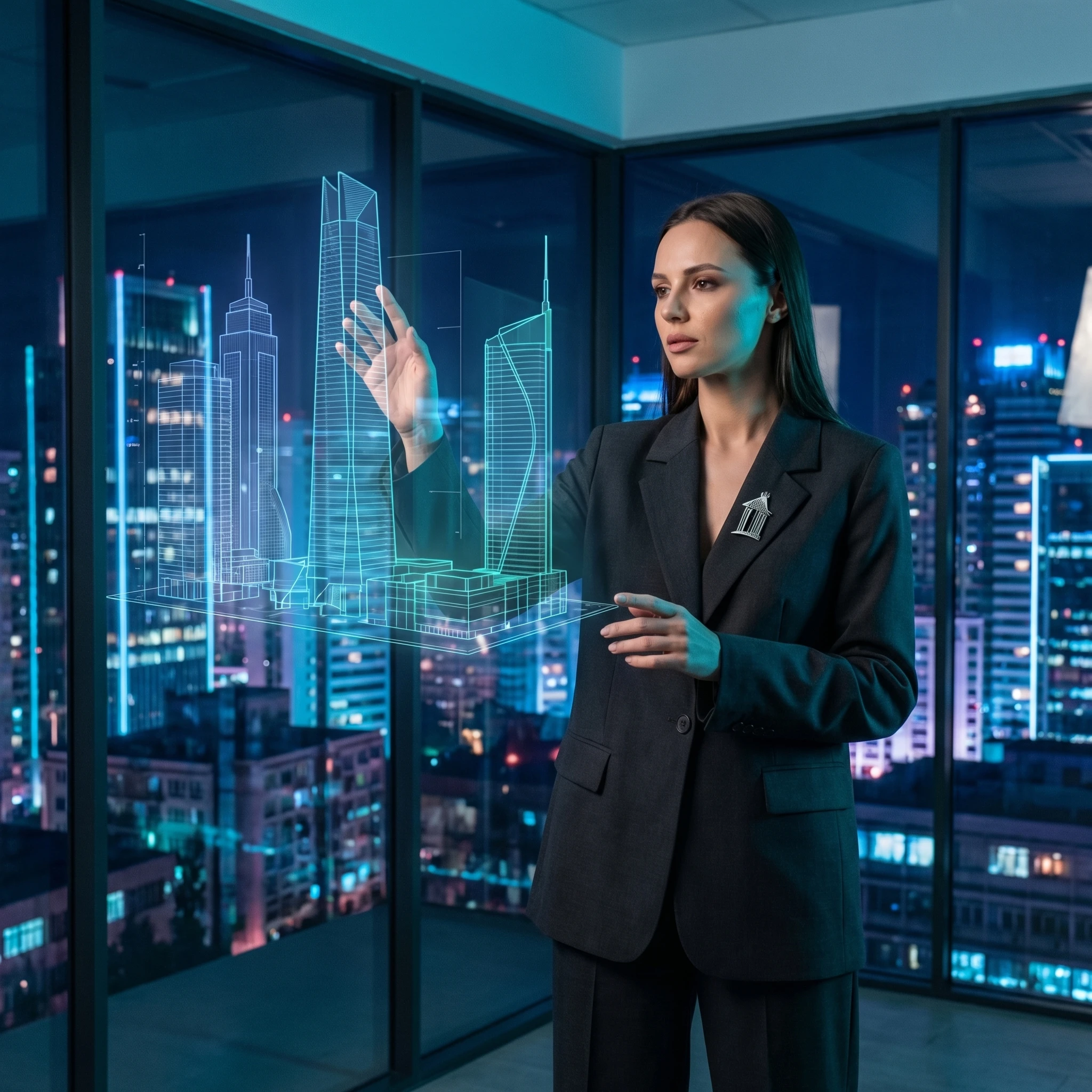 Архитектор футуристических городов — Nano Banana Pro промт