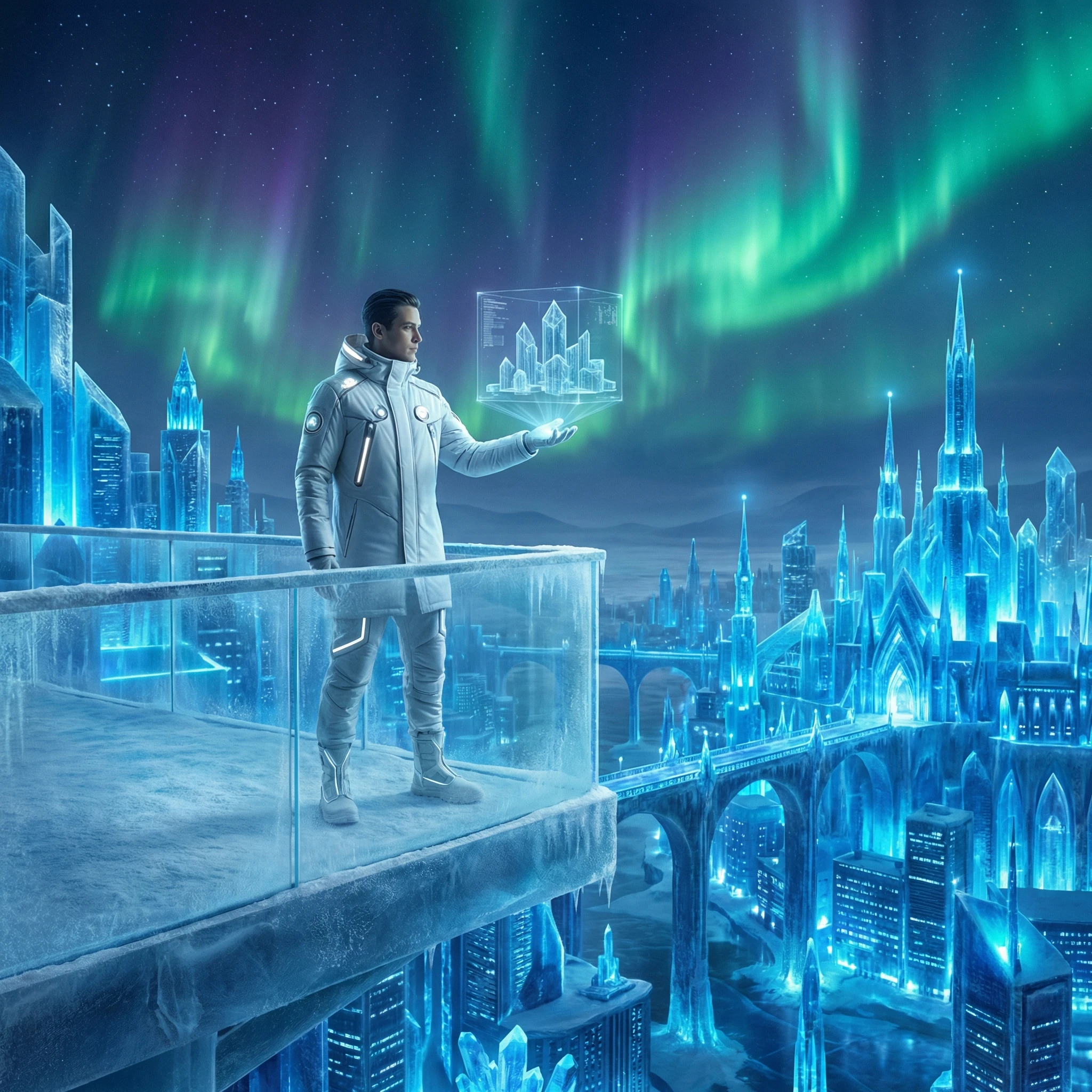 Архитектор Ледяных Городов — Nano Banana Pro промт