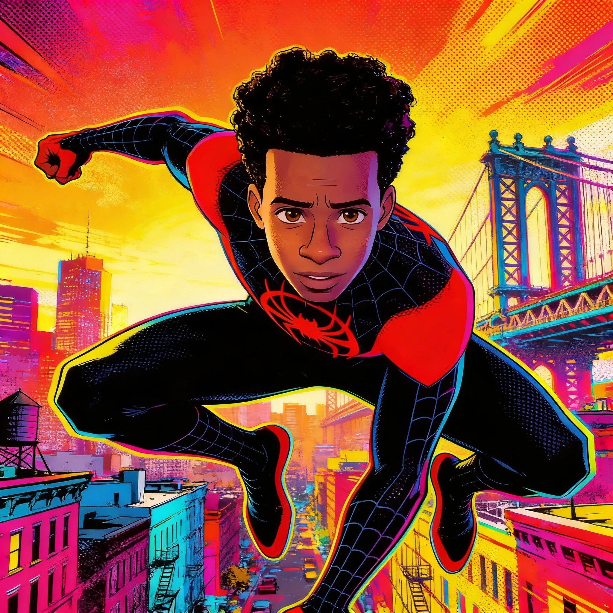 Аватар в стиле комиксов Человека-паука — Seedream 4.5 промт