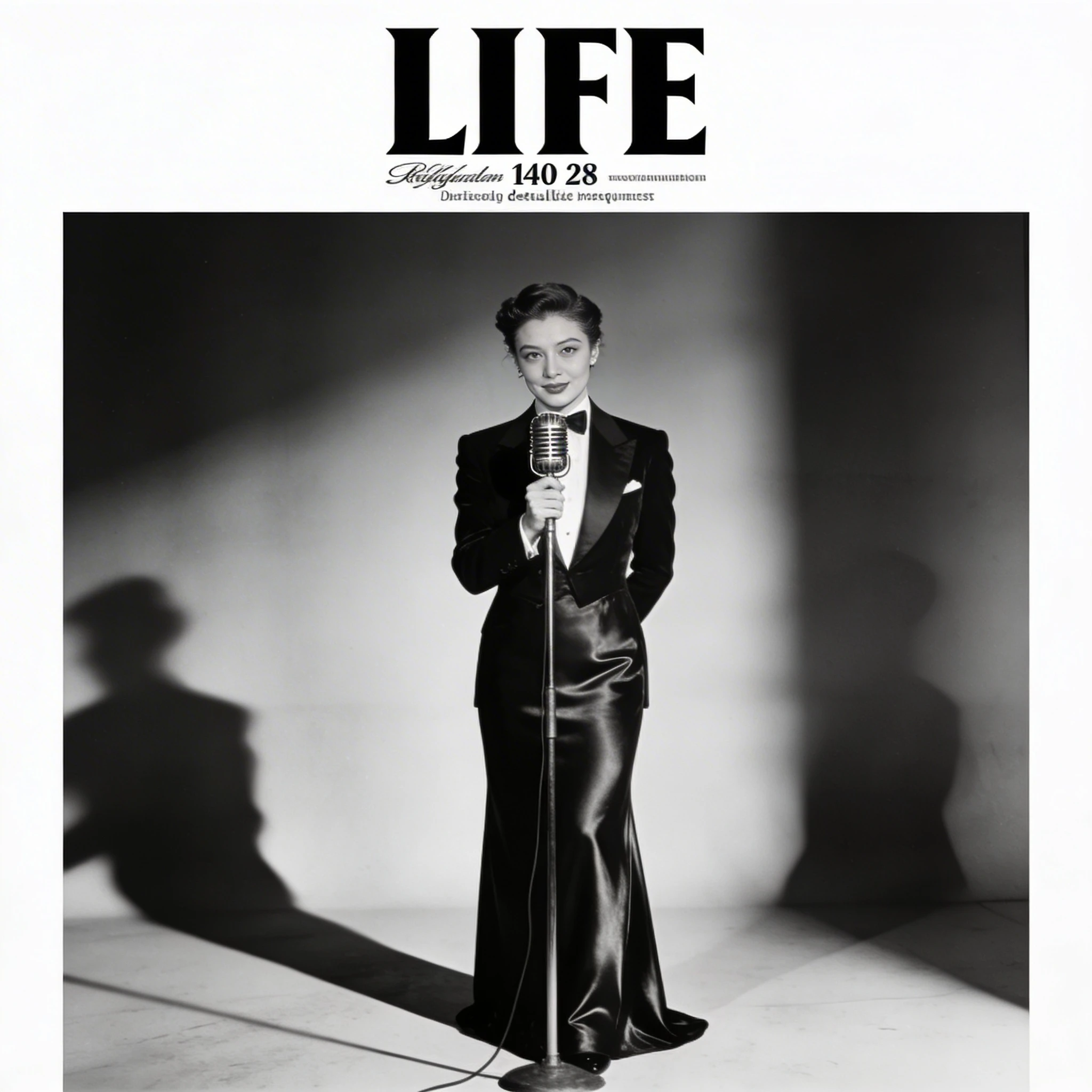 Блеск Старого Голливуда: Обложка Life — Seedream 4.5 промт