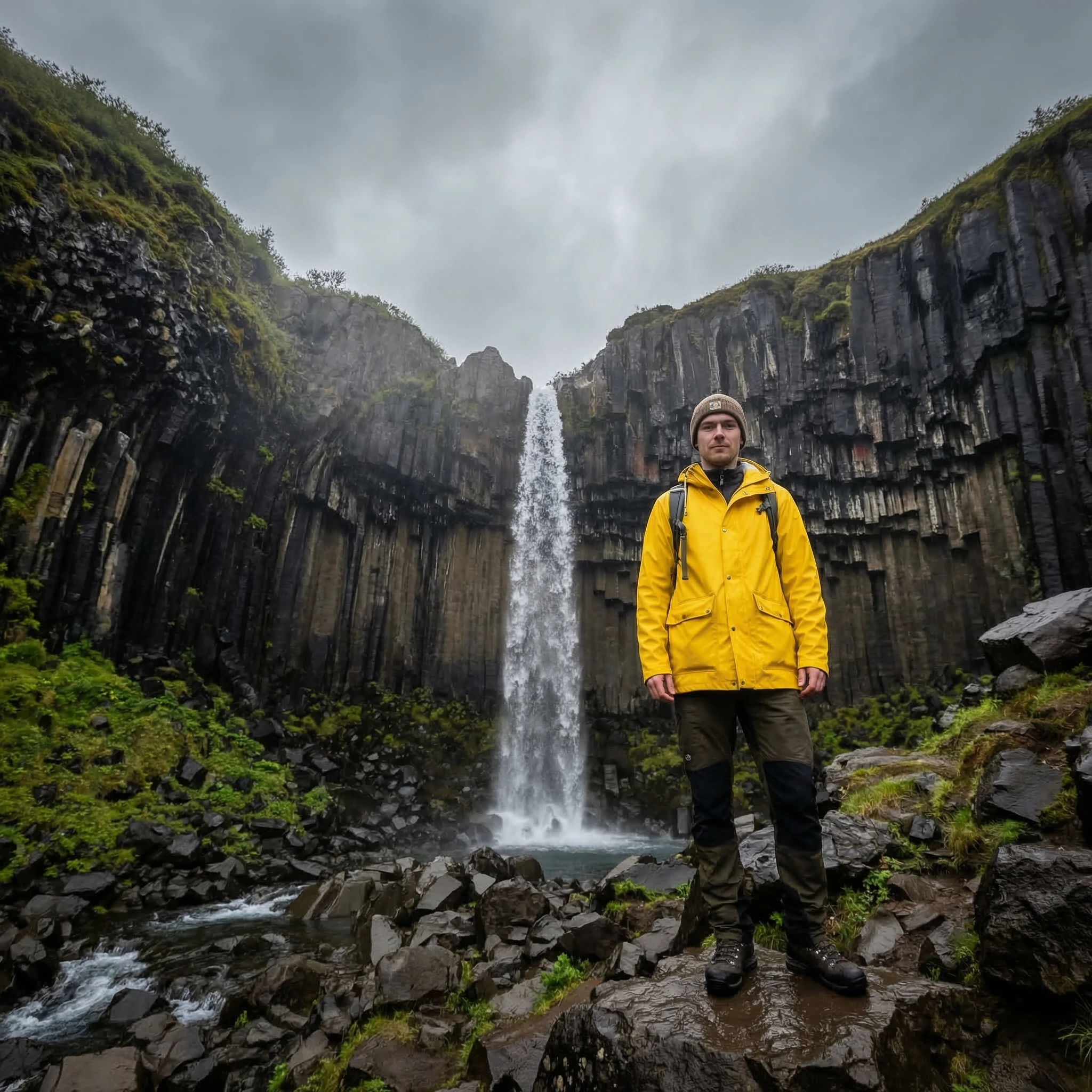 Блогер-путешественник в Исландии — Nano Banana Pro промт