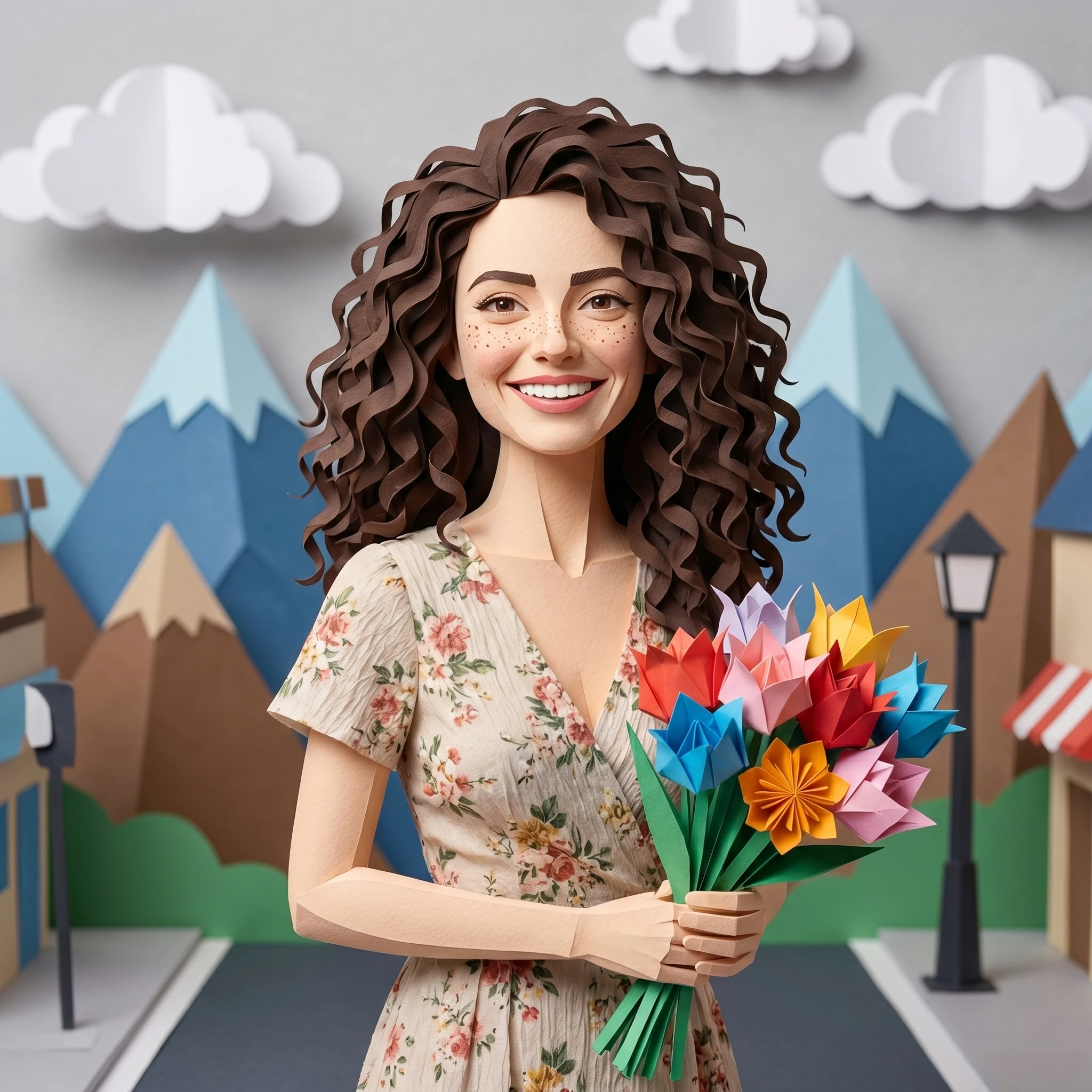 Бумажная фантазия: Искусство оригами — Nano Banana Pro промт