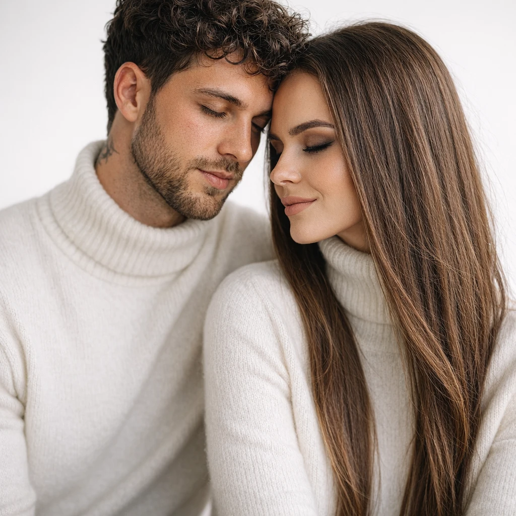 Чистая Элегантность: Белый Трикотаж — GPT Image 1.5 промт