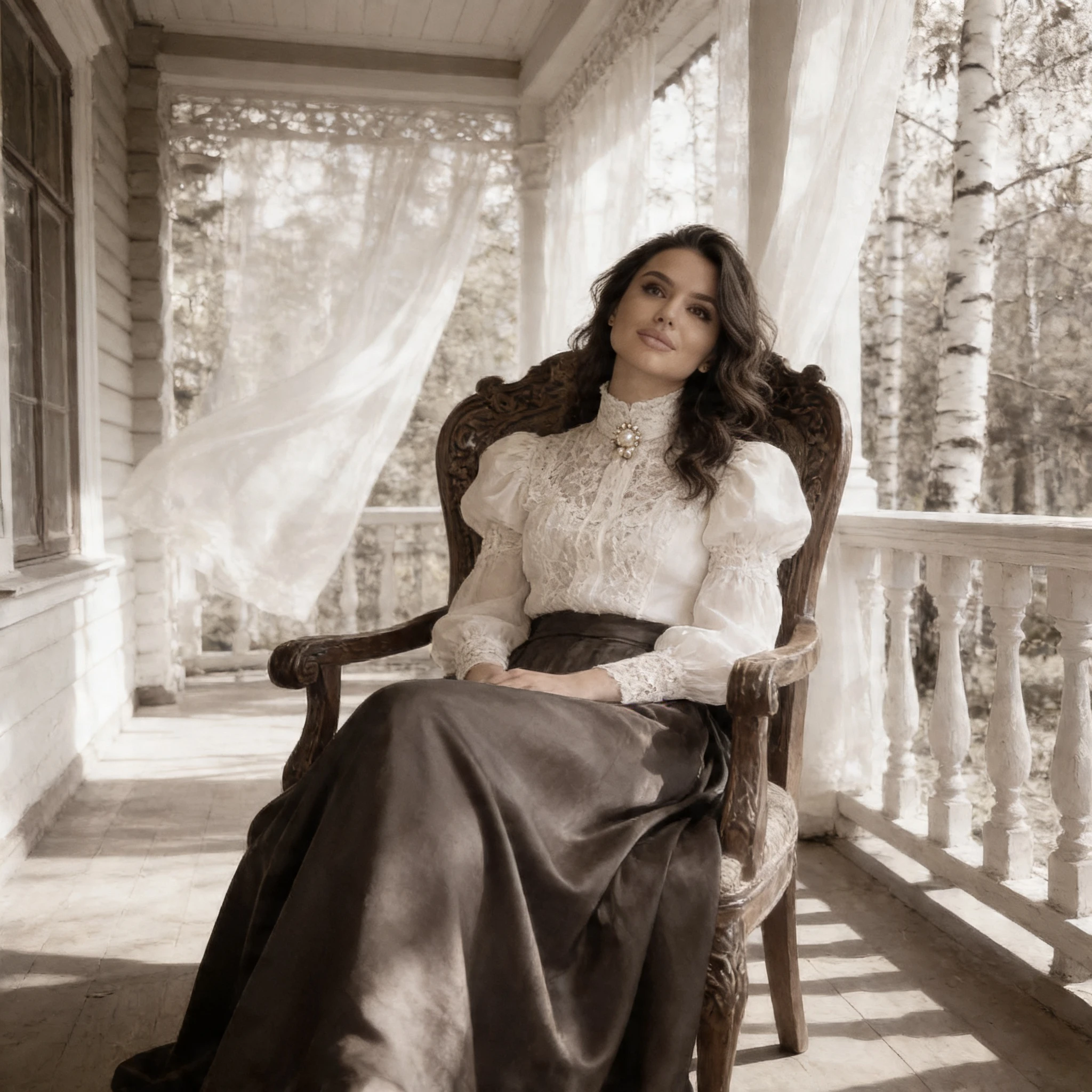 Дама Серебряного Века — Seedream 4.5 промт