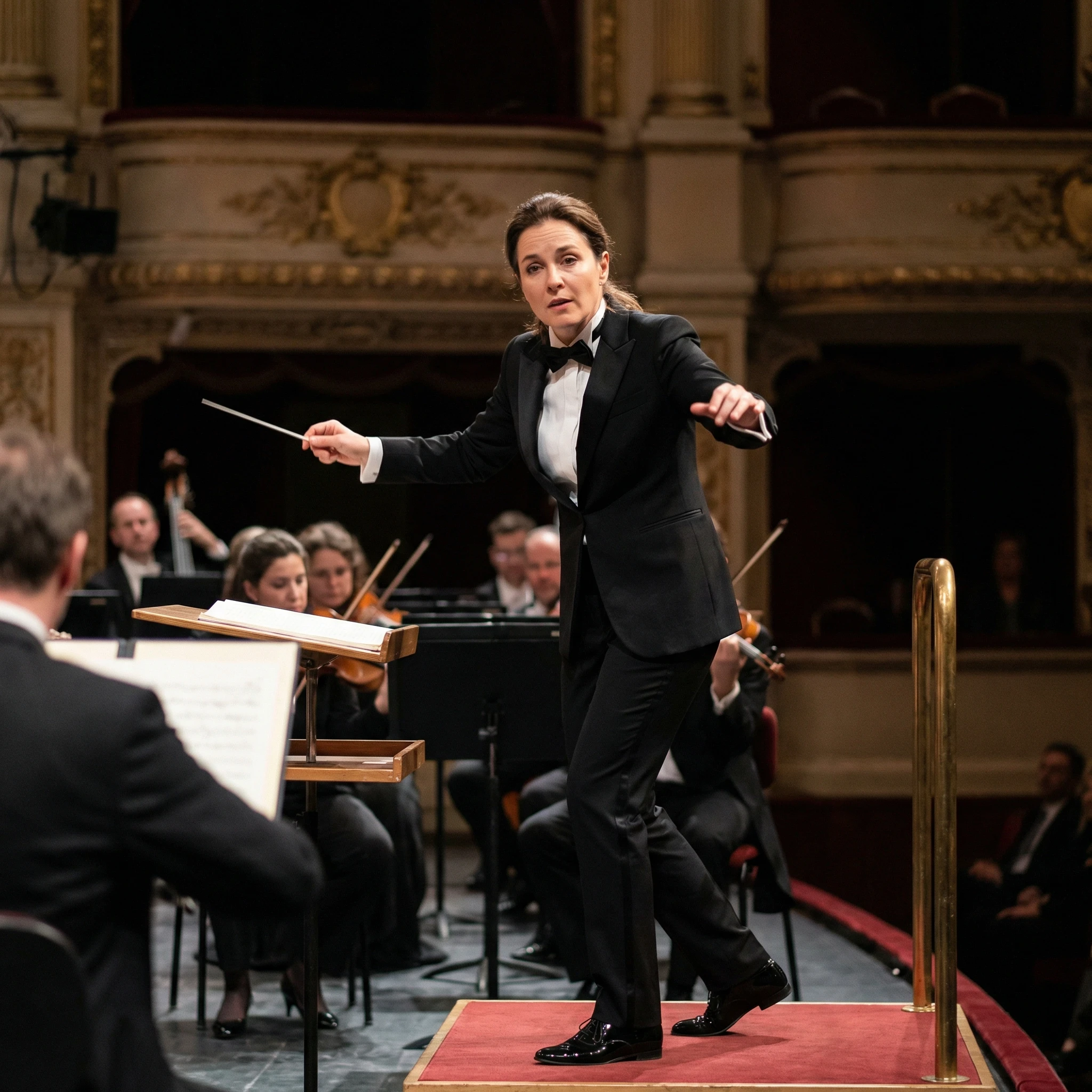 Дирижер симфонического оркестра — Nano Banana Pro промт