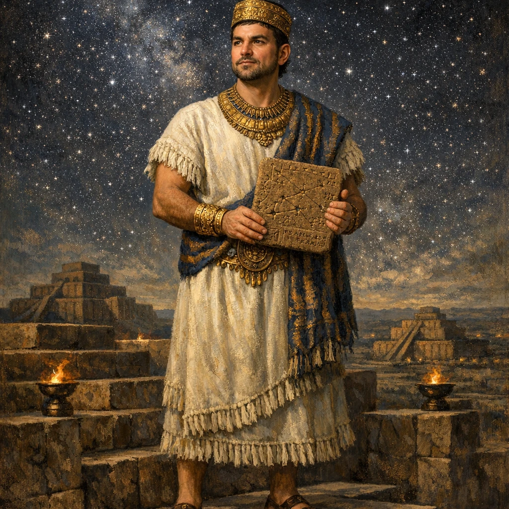 Древний астроном Месопотамии — GPT Image 1.5 промт