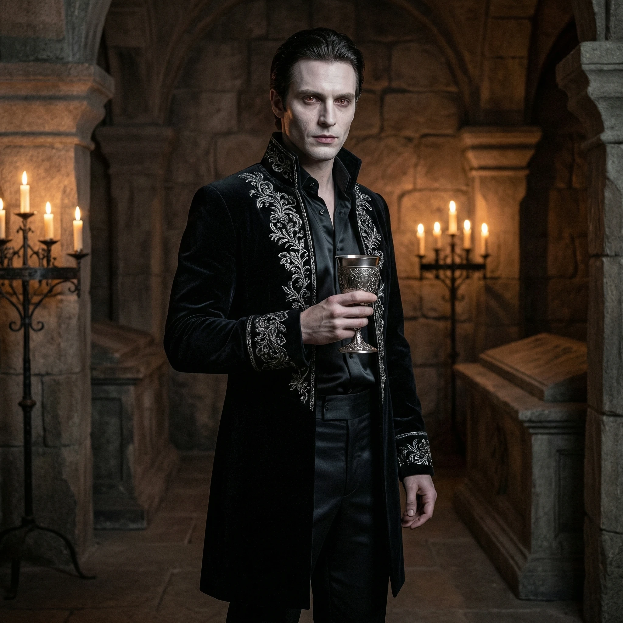 Древний готический вампир — Nano Banana Pro промт