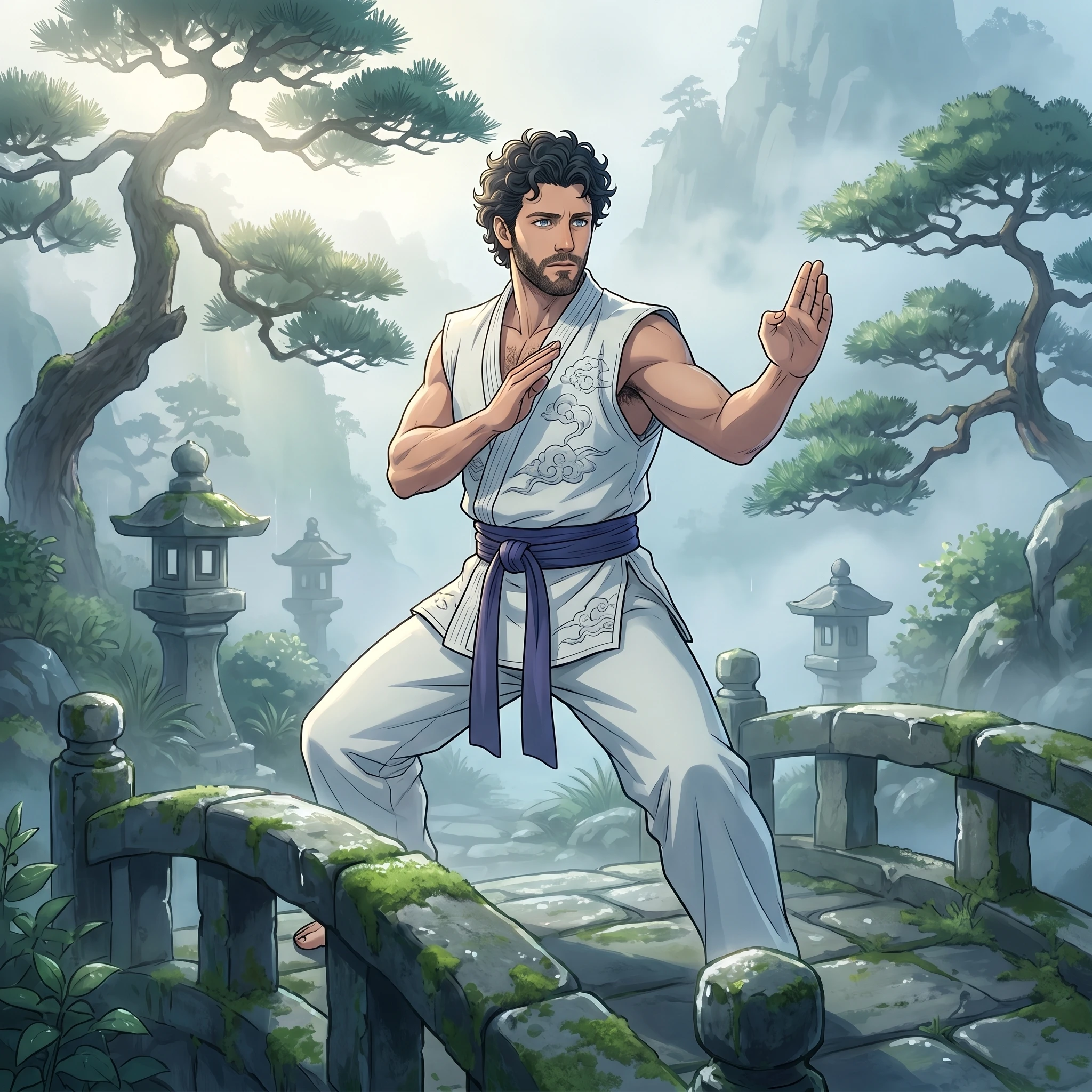 Дух Горной Деревни — Nano Banana Pro промт