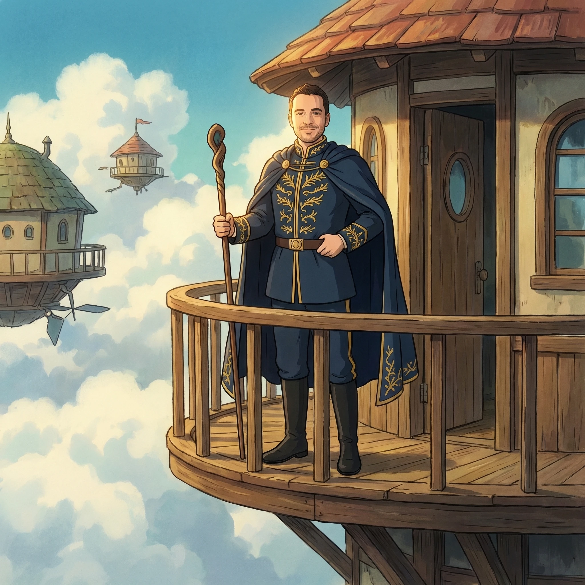 Дух из вселенной «Ходячий замок» — Nano Banana Pro промт