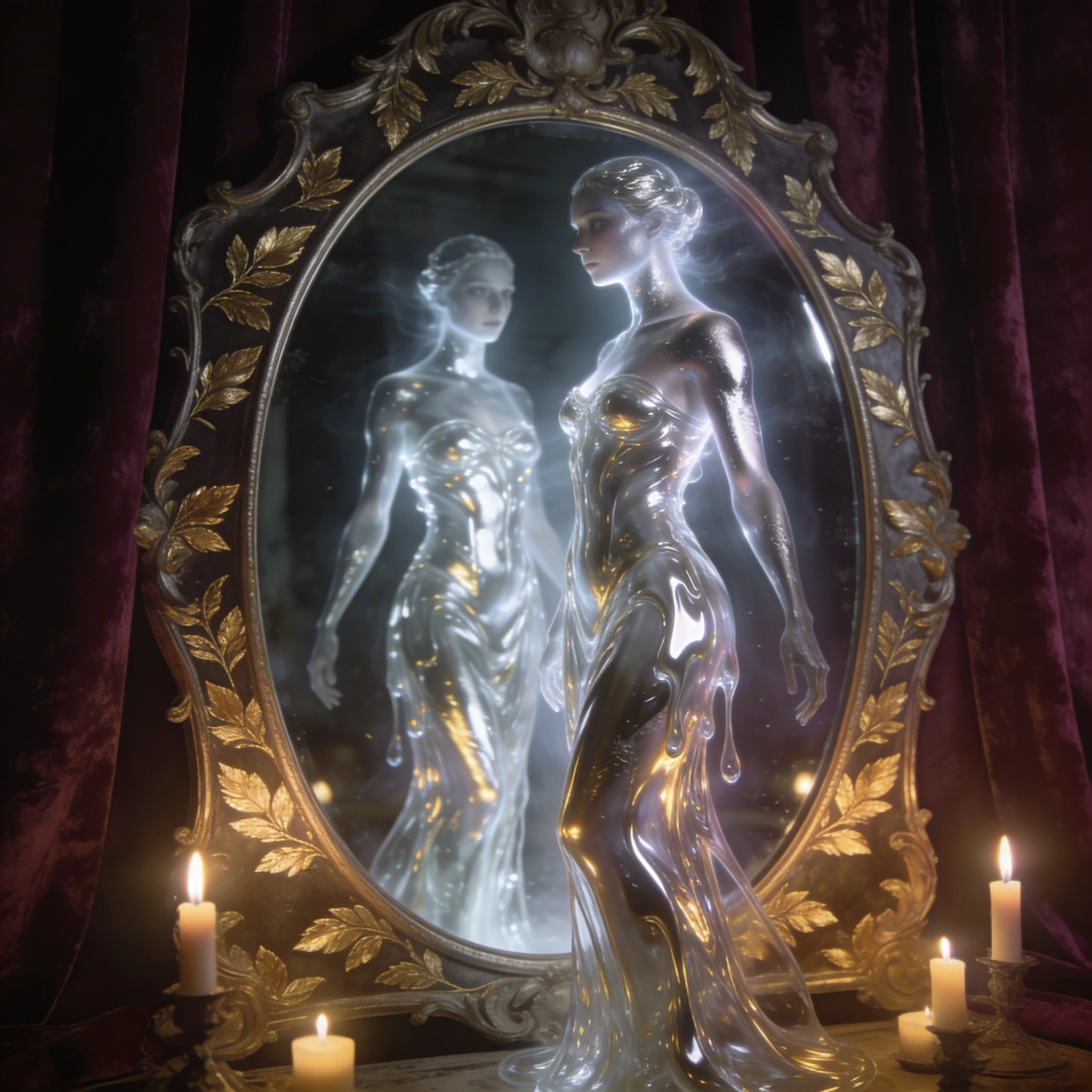 Дух венецианского зеркала — Seedream 4.5 промт