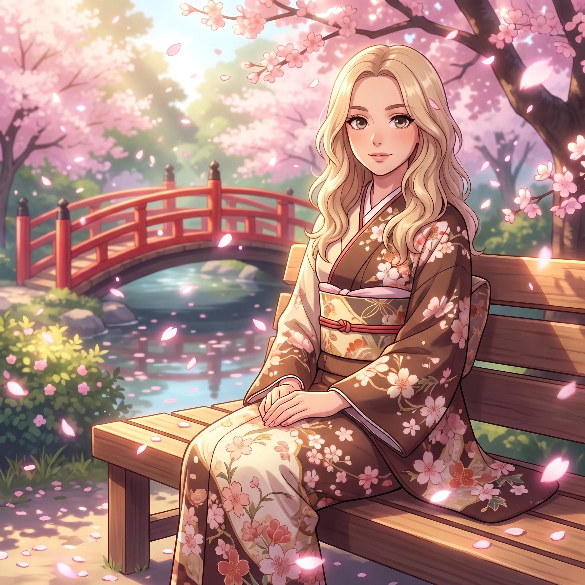 Дух весенней сакуры — Nano Banana Pro промт