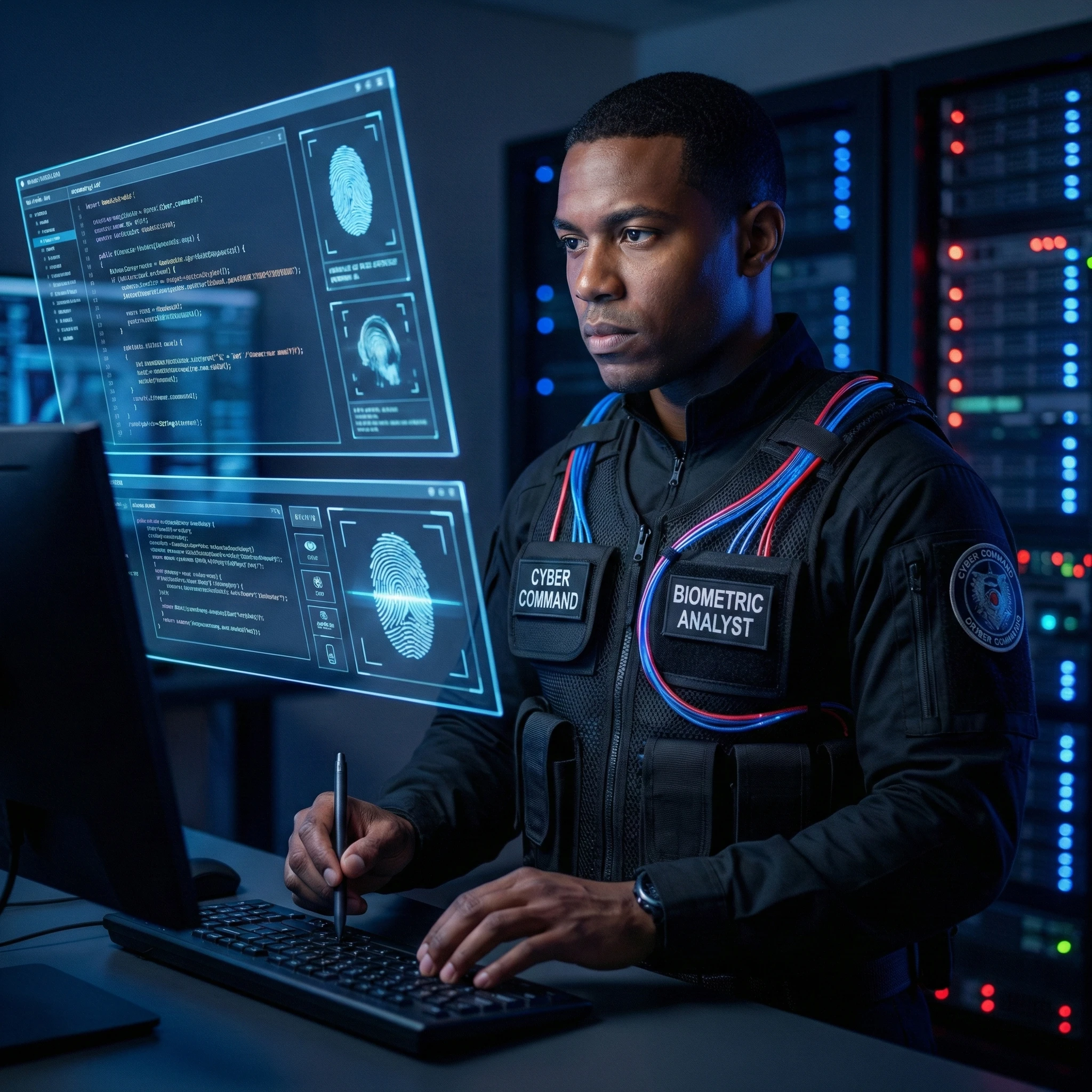 Эксперт по кибербезопасности из будущего — Nano Banana Pro промт