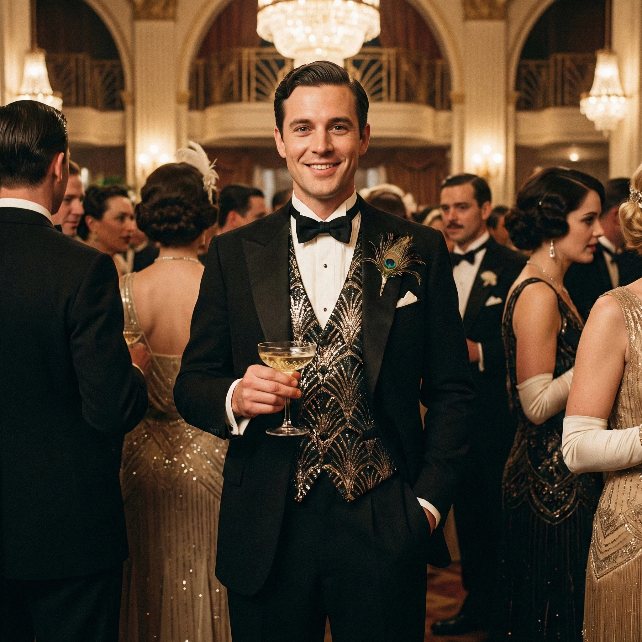 Элегантность 1920-х годов — Nano Banana Pro промт