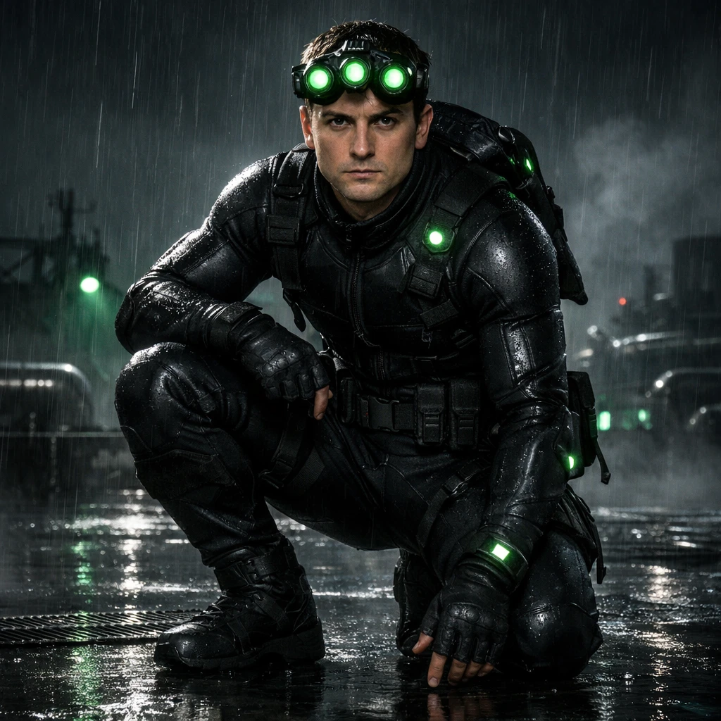 Элитный спецагент из игры Splinter Cell — GPT Image 1.5 промт