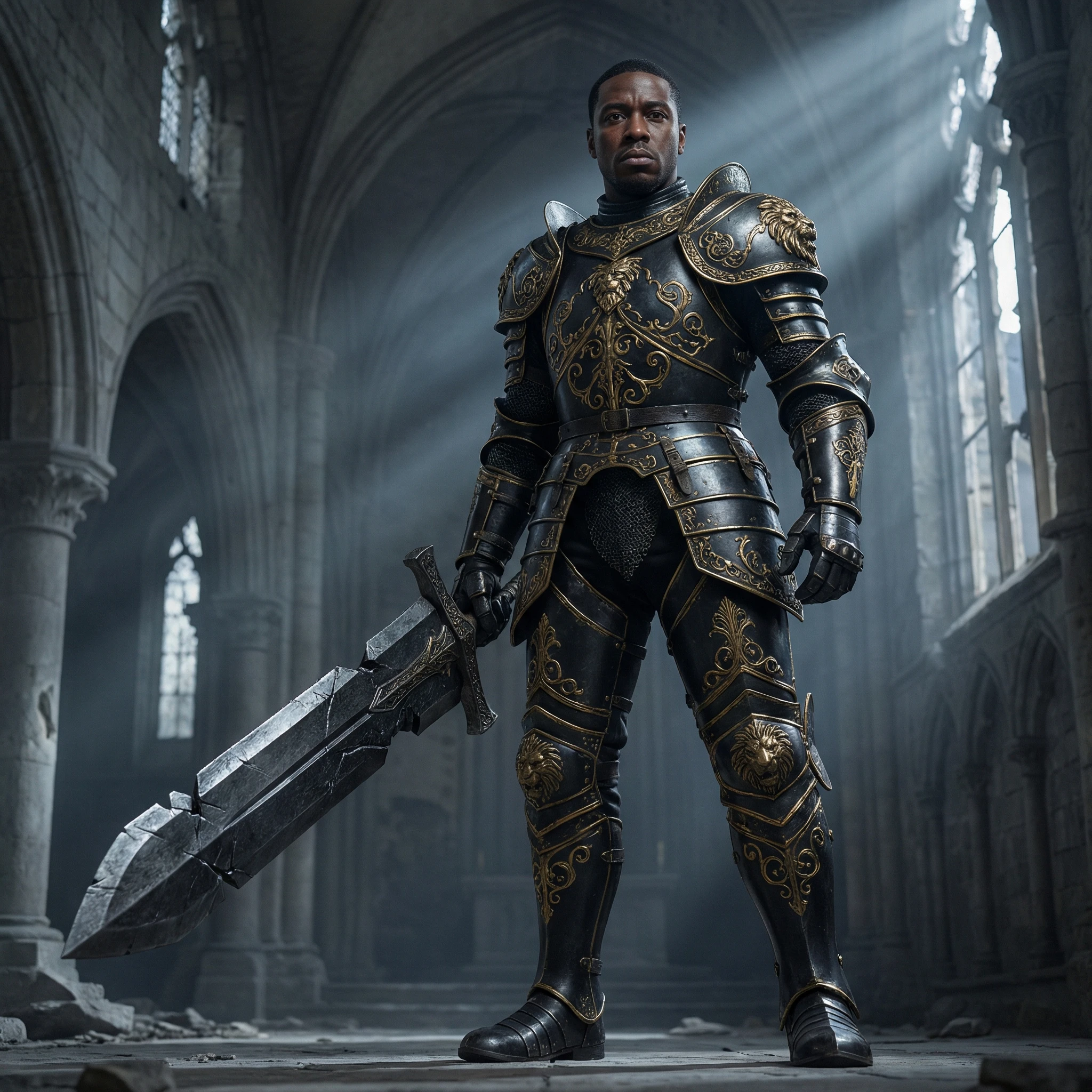 Эпический босс из Souls-like игр — Nano Banana Pro промт