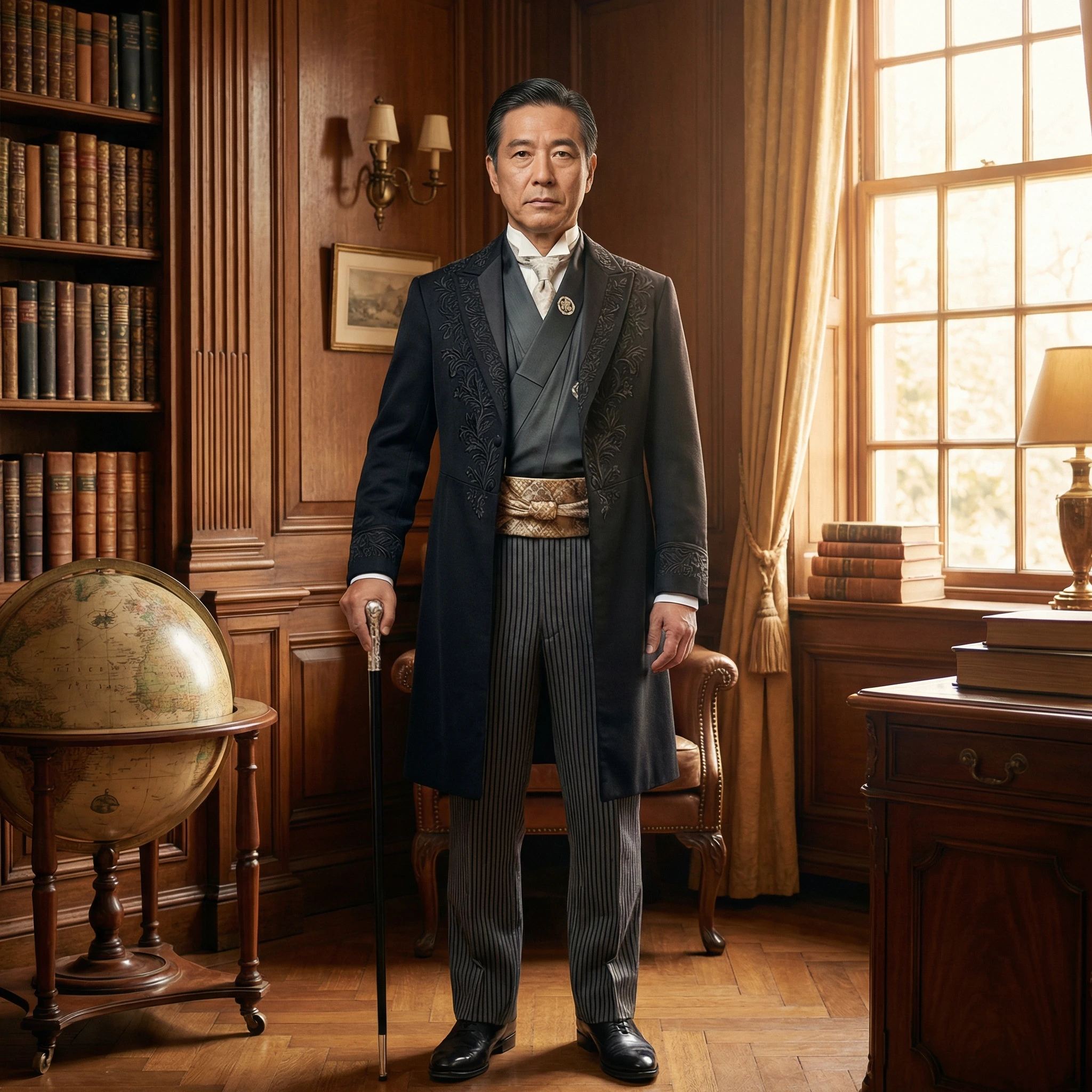 Эпоха Мэйдзи: стань аристократом — Nano Banana Pro промт