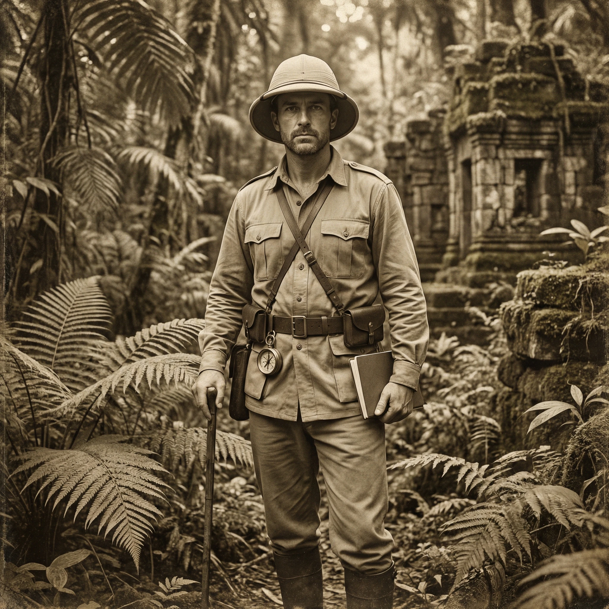 Эпоха: Викторианский исследователь джунглей — Nano Banana Pro промт