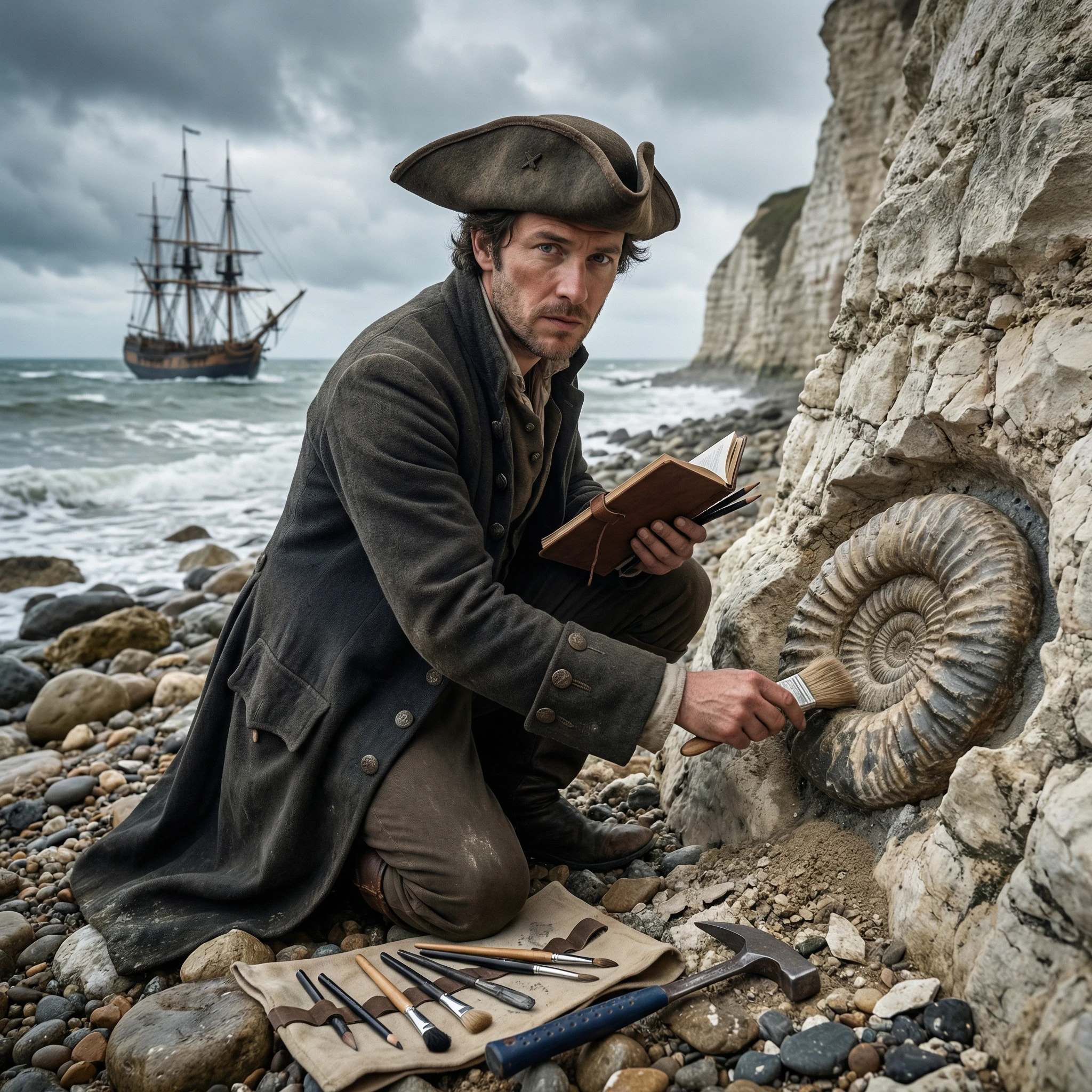 Эра Просвещения: Охотник за ископаемыми — Nano Banana Pro промт