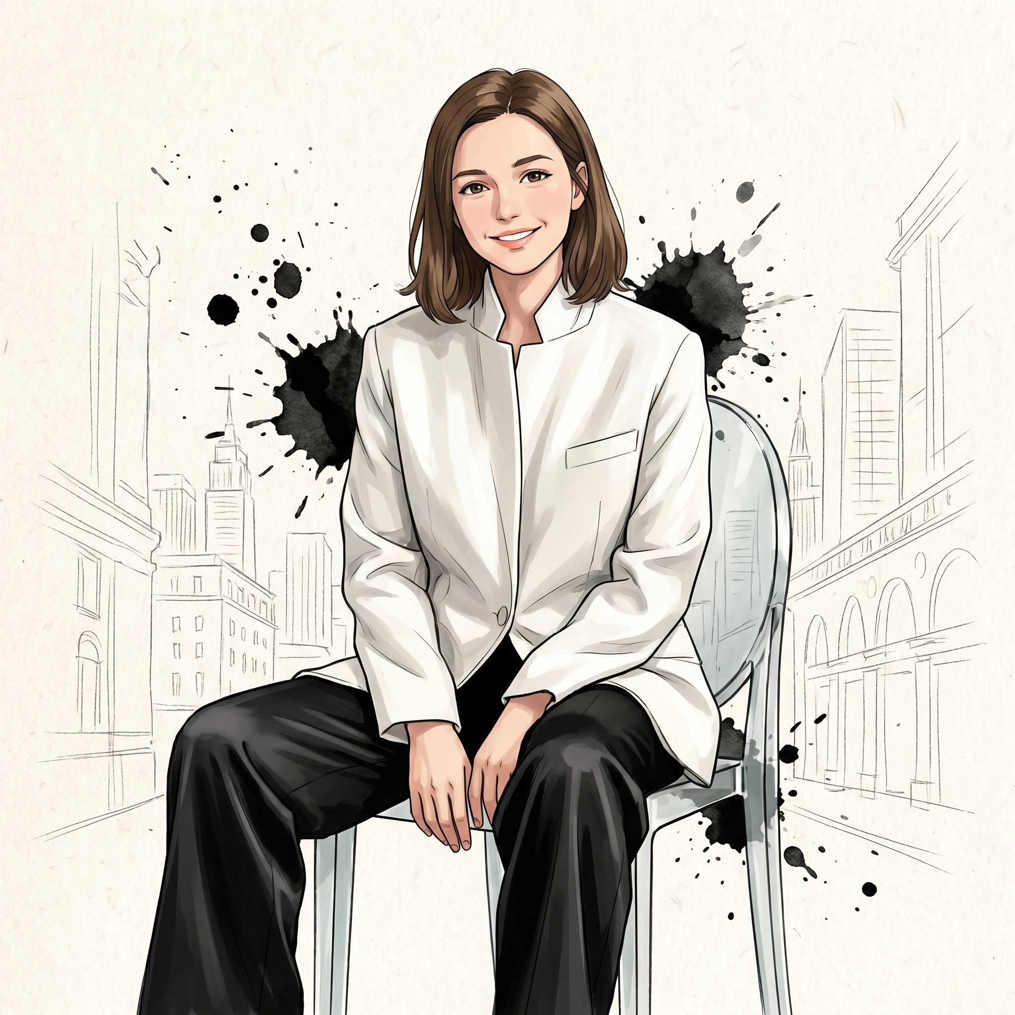 Эскиз из Журнала Манги — Nano Banana Pro промт