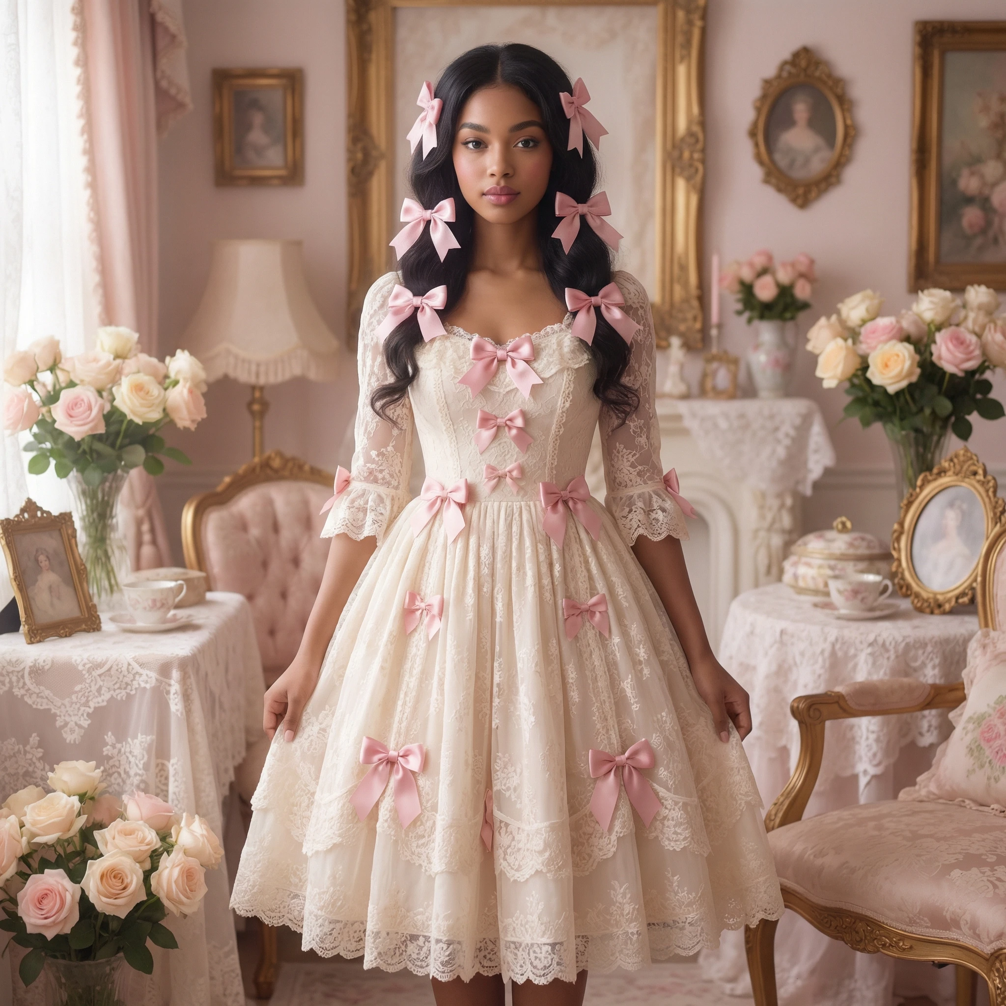 Эстетика «Coquette-Core» — Nano Banana Pro промт