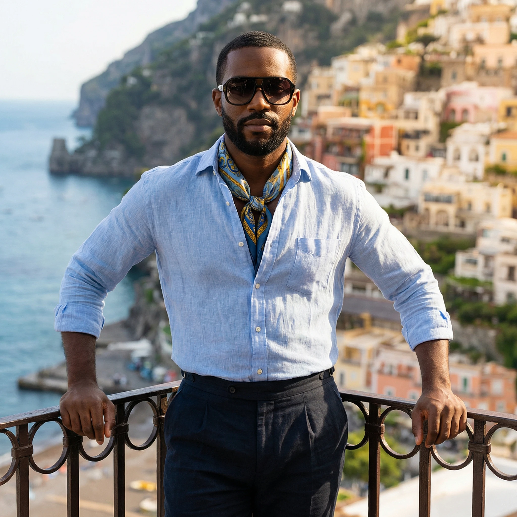 Эстетика итальянского побережья Амальфи — Nano Banana Pro промт