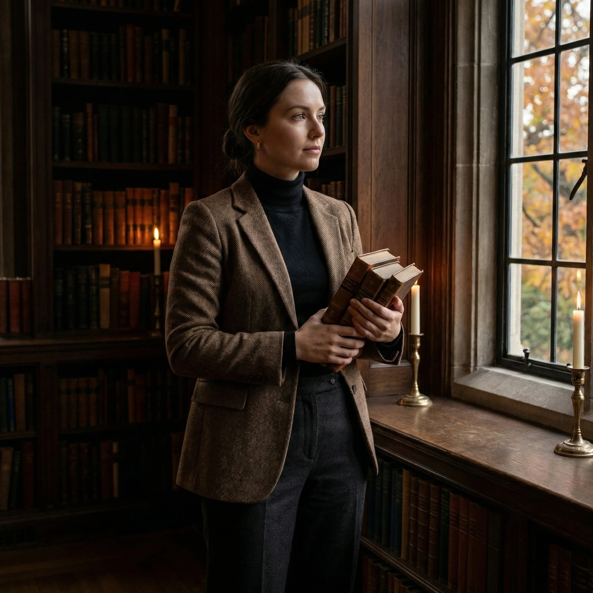 Эстетика темной академии — Nano Banana Pro промт