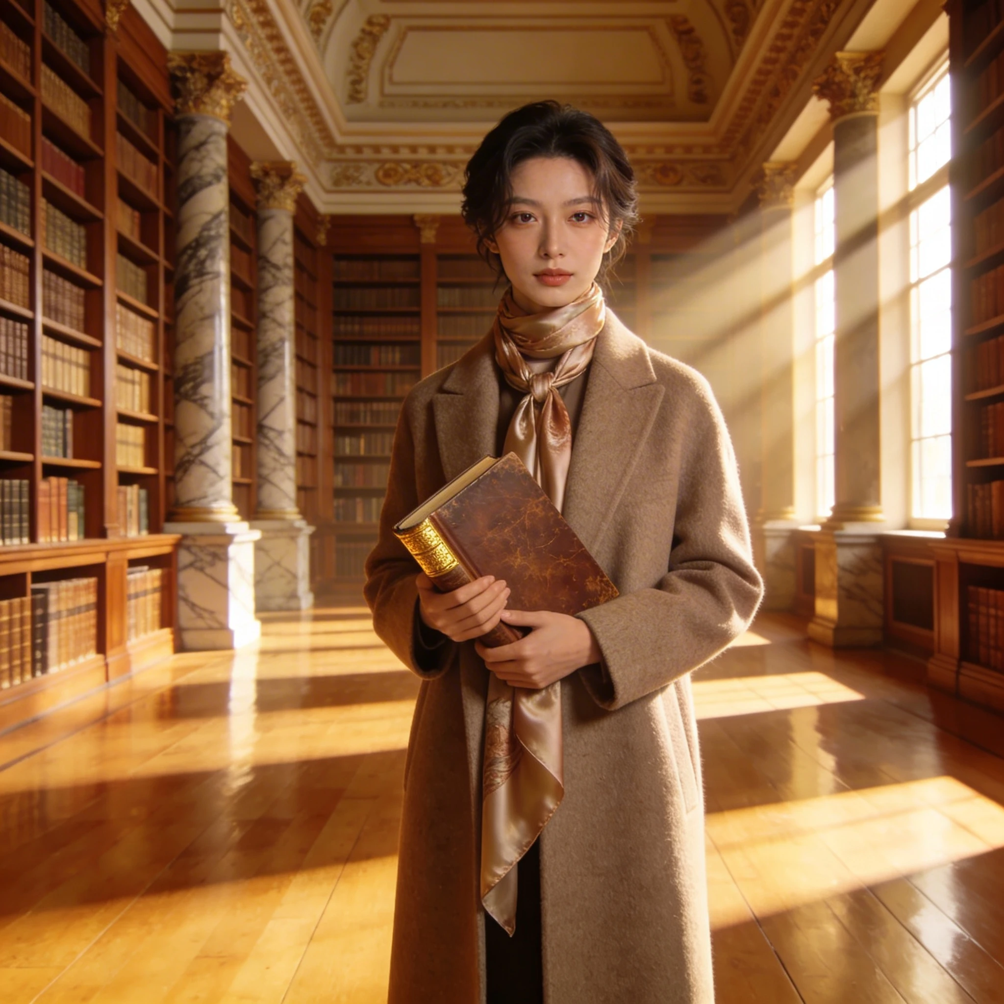 Эстетика «Тихая Роскошь» в Библиотеке — Seedream 4.5 промт