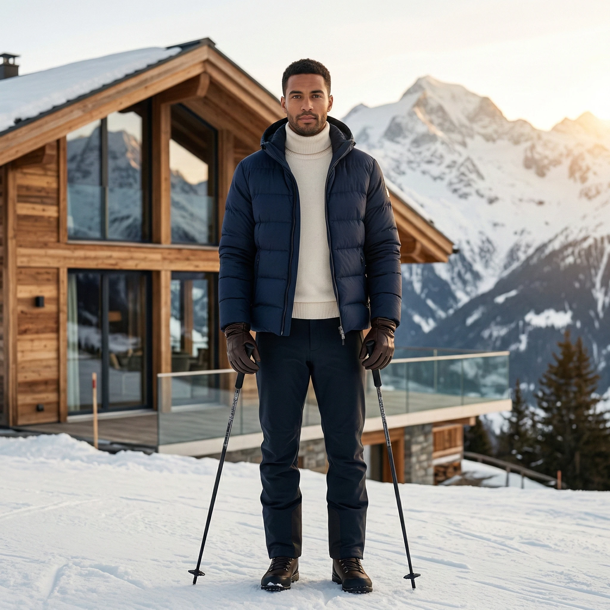 Эстетика «Тихой роскоши» в Альпах — Nano Banana Pro промт