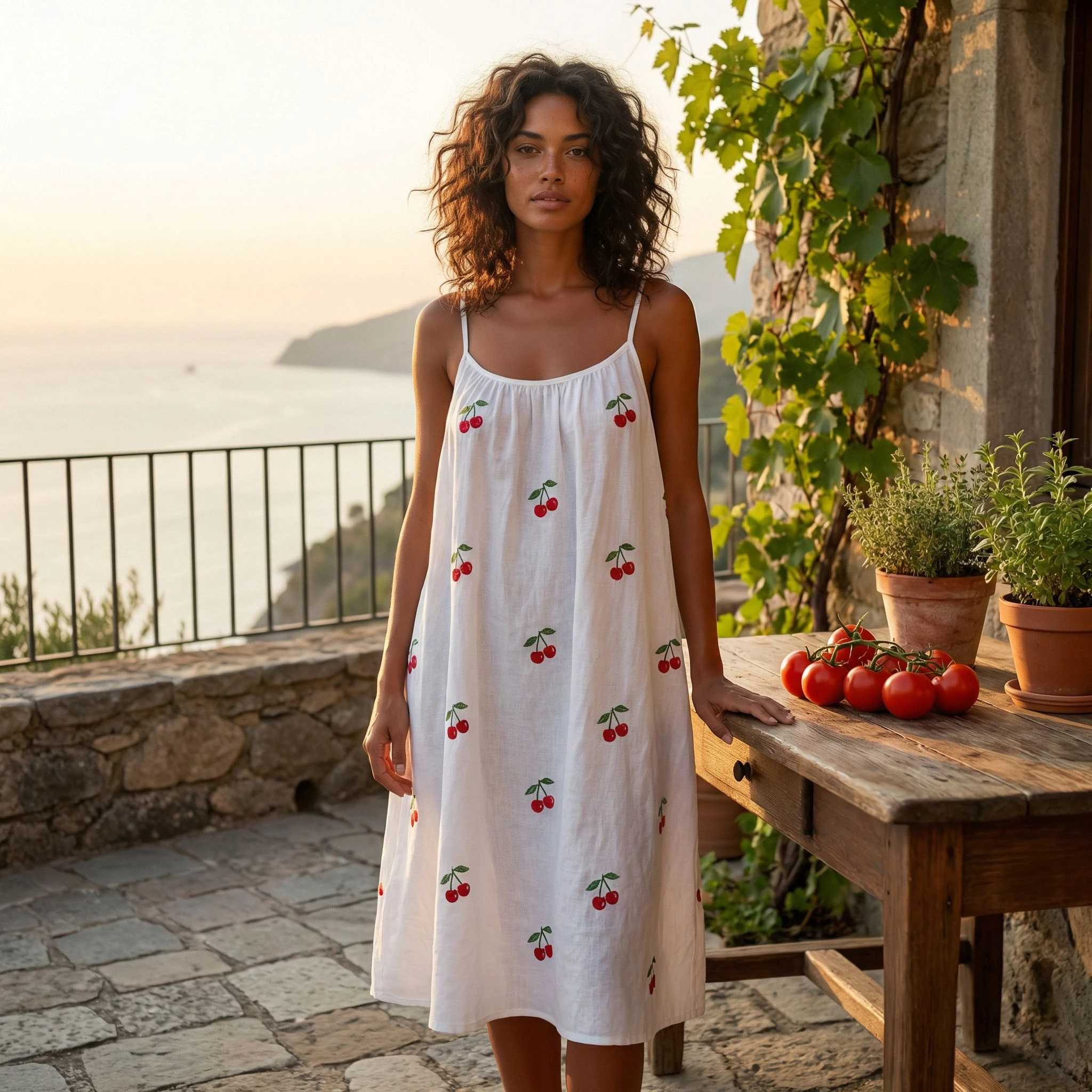 Эстетика Tomato Girl Summer — Nano Banana Pro промт