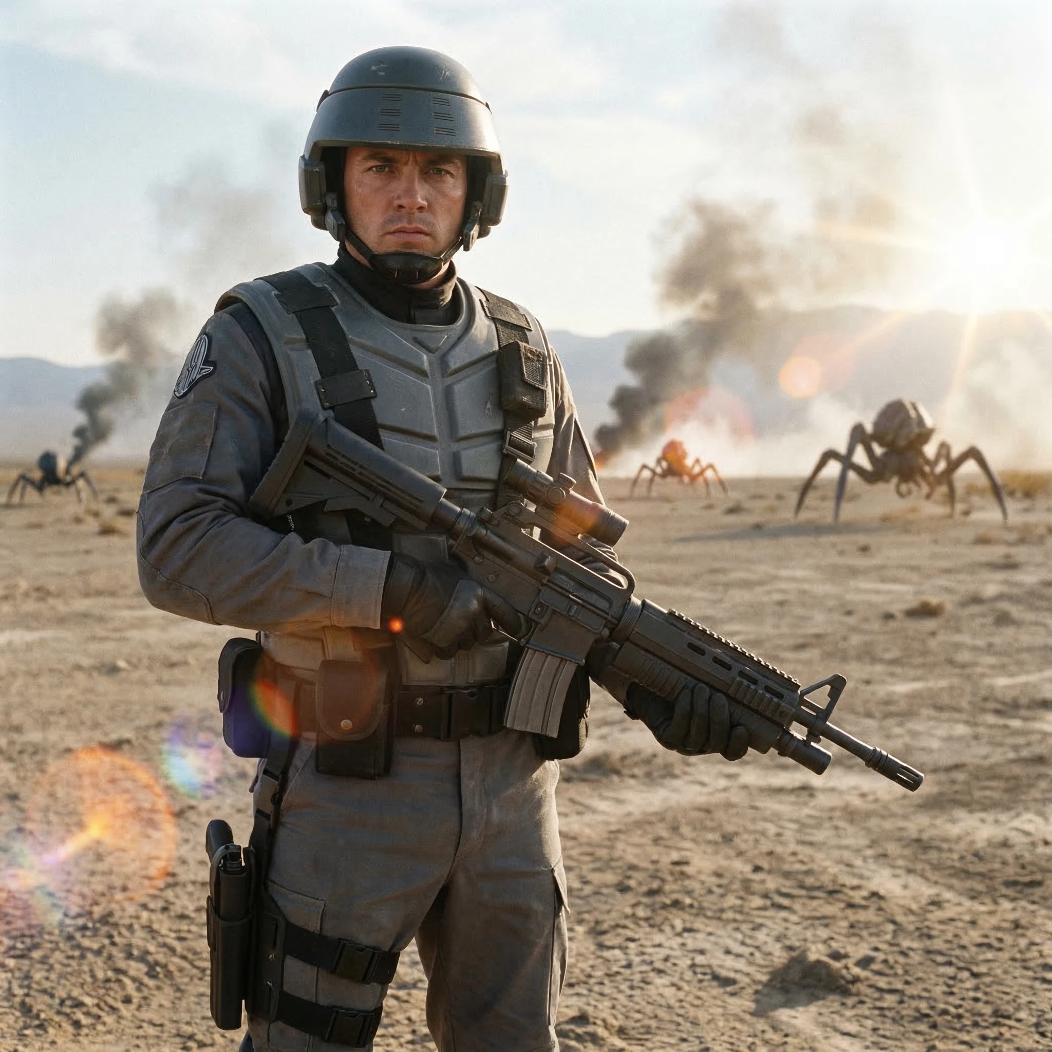 Эстетика «Звездного десанта» — Nano Banana Pro промт