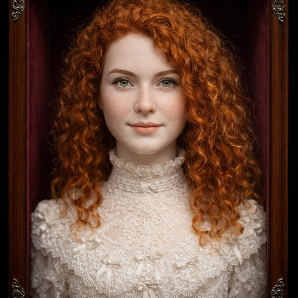 Фарфоровая кукла в стиле бисквитного арта — GPT Image 1.5 промт