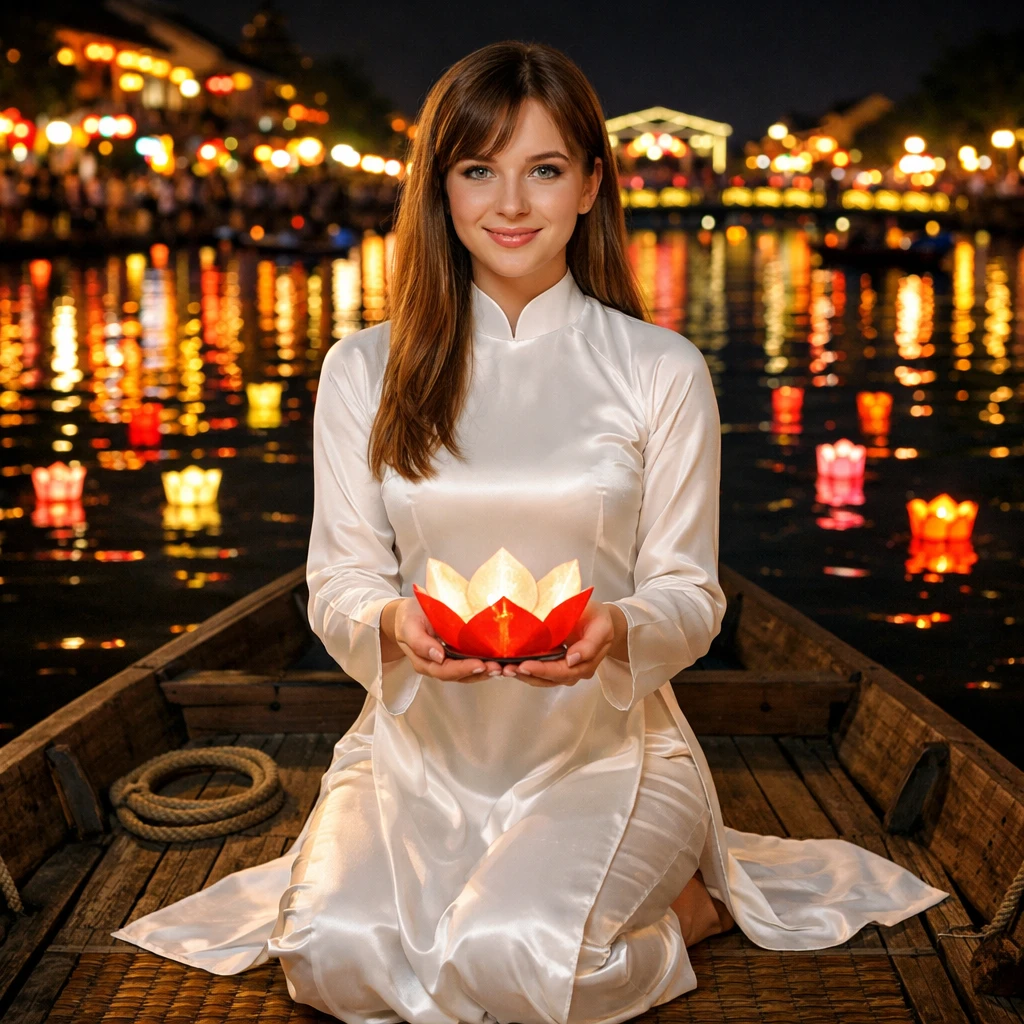 Фестиваль фонарей Хойан — GPT Image 1.5 промт