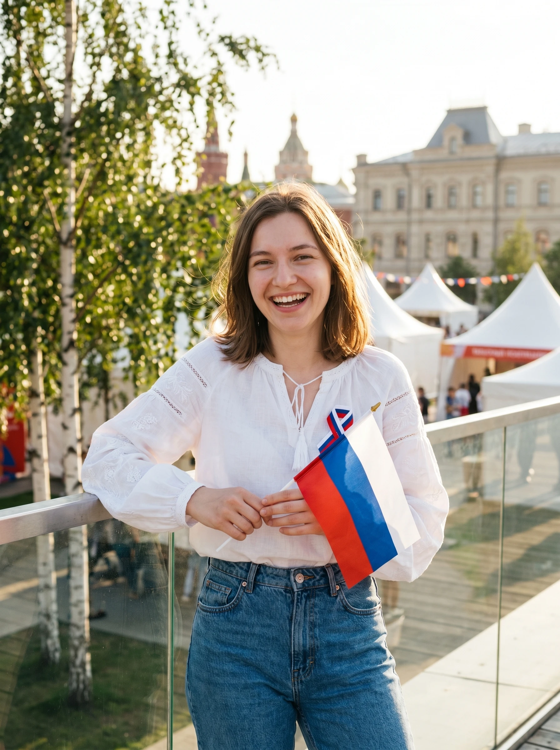 Фестиваль на набережной: День России — Nano Banana Pro промт