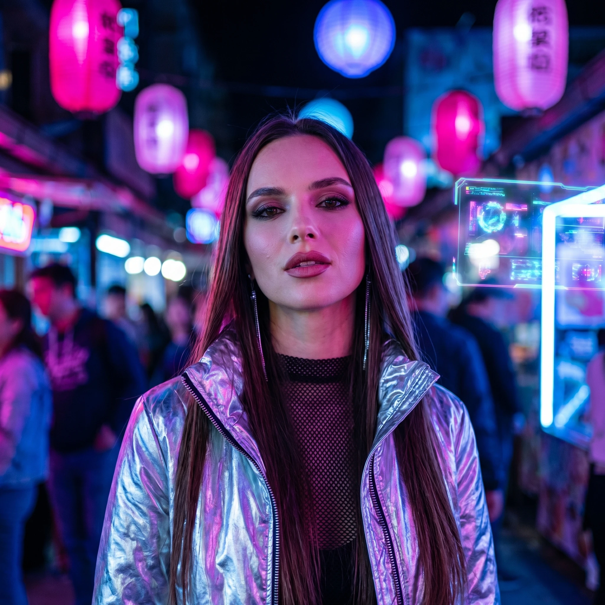 Фестиваль Неоновых Огней — Nano Banana Pro промт