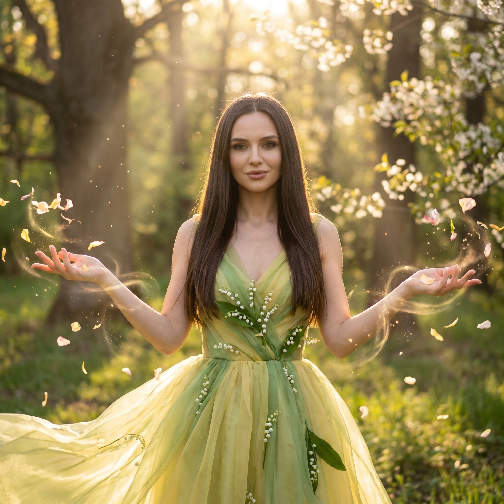 Фея Весеннего Рассвета — Nano Banana Pro промт