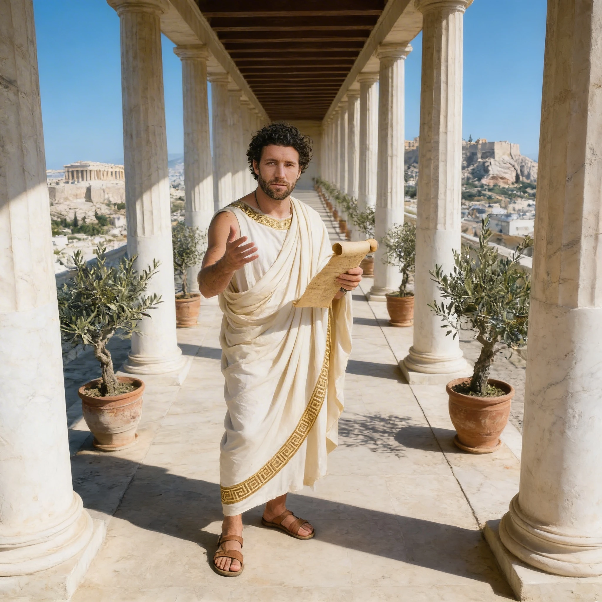 Философ Эллады — Seedream 4.5 промт