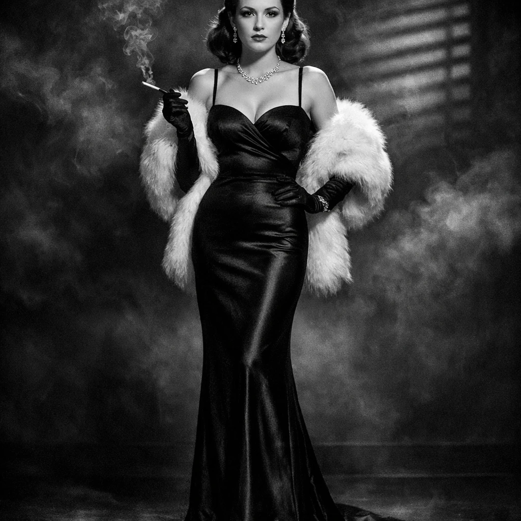 Фото в стиле «Старого Голливуда» 40-х — GPT Image 1.5 промт