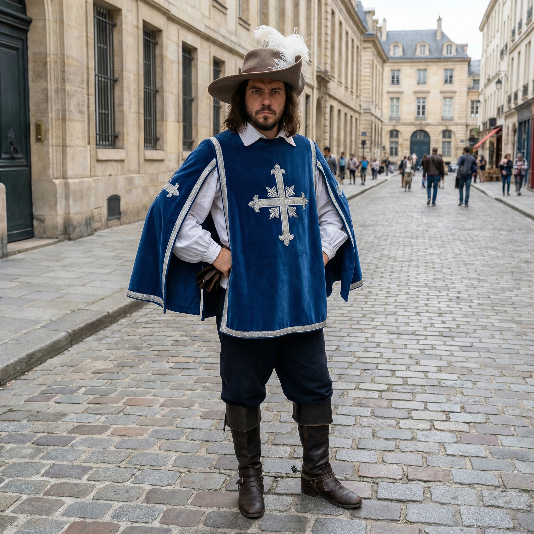 Французский мушкетер XVII века — Nano Banana Pro промт