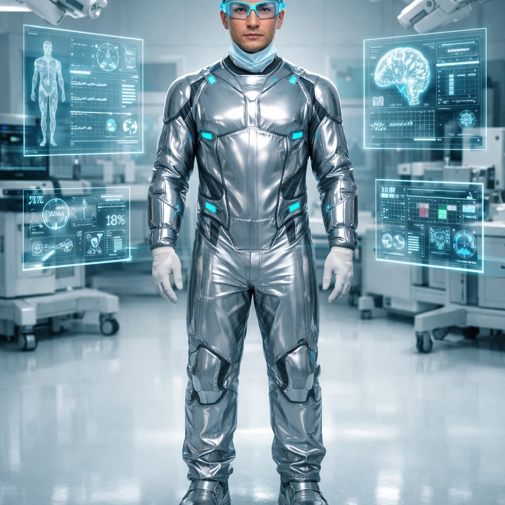Футуристический хирург в умных очках — GPT Image 1.5 промт