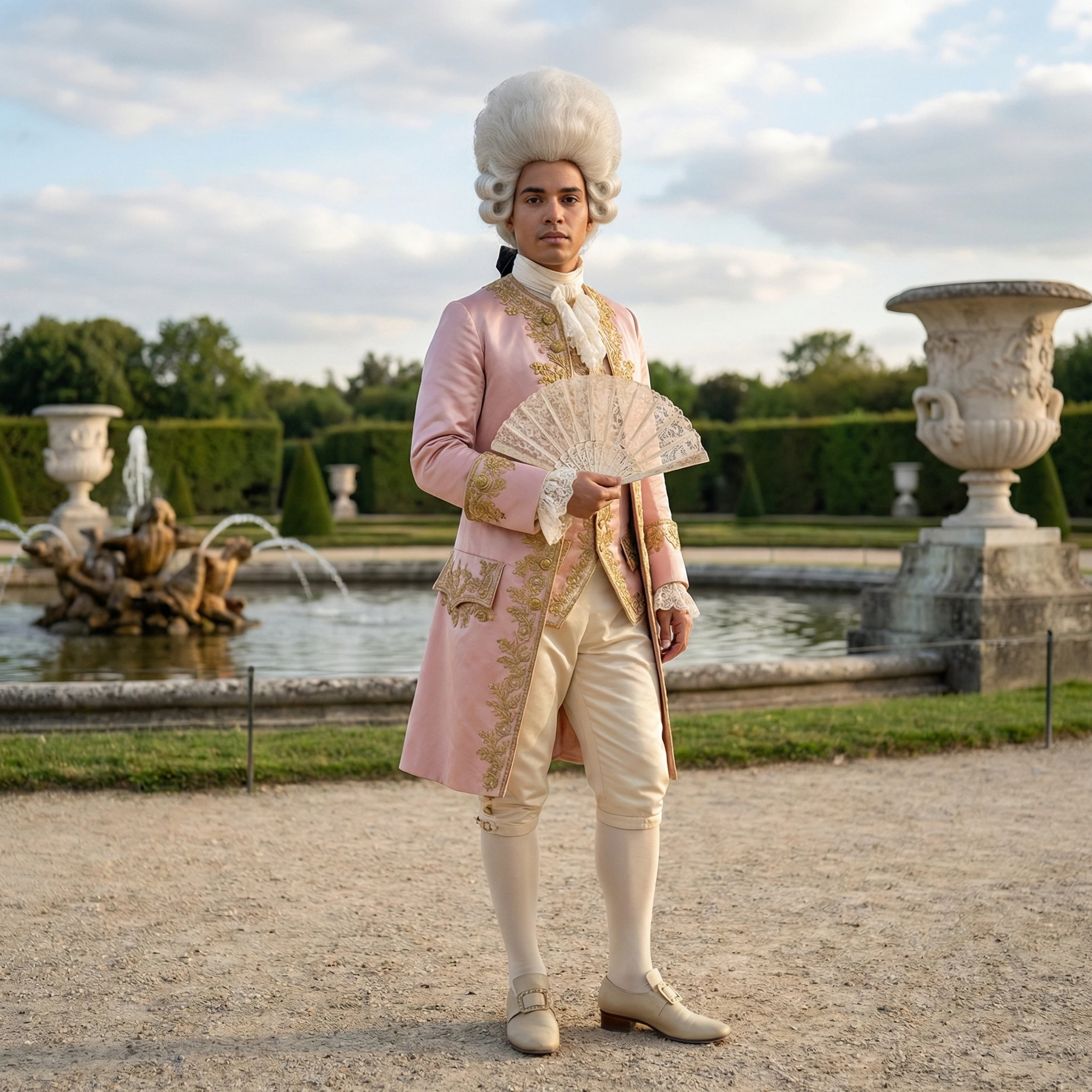 Гардероб эпохи рококо: Версаль — Nano Banana Pro промт