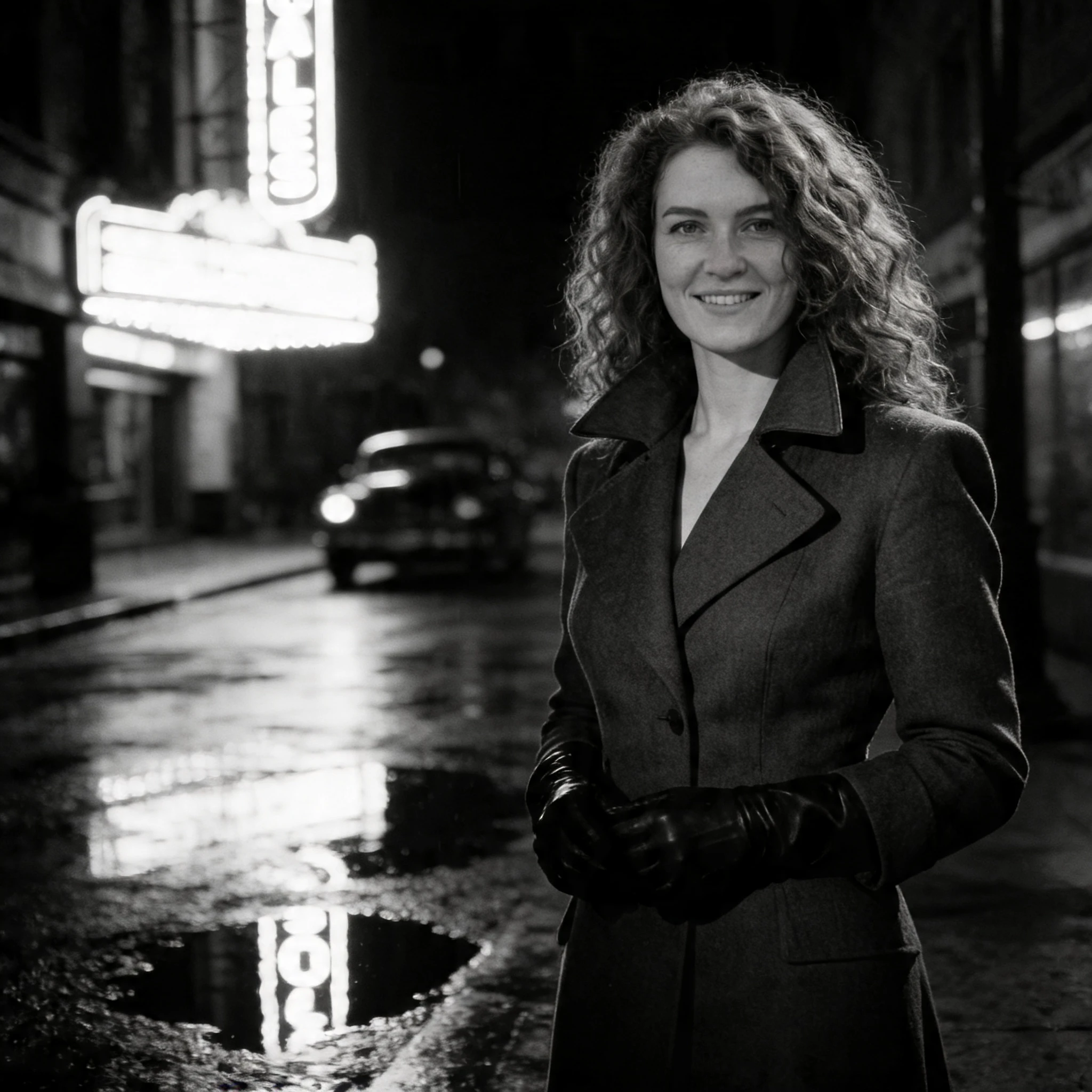 Героиня детективного нуара — Seedream 4.5 промт